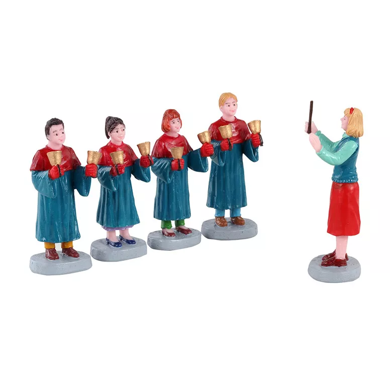 Personaggi Lemax Coro completo con campanella