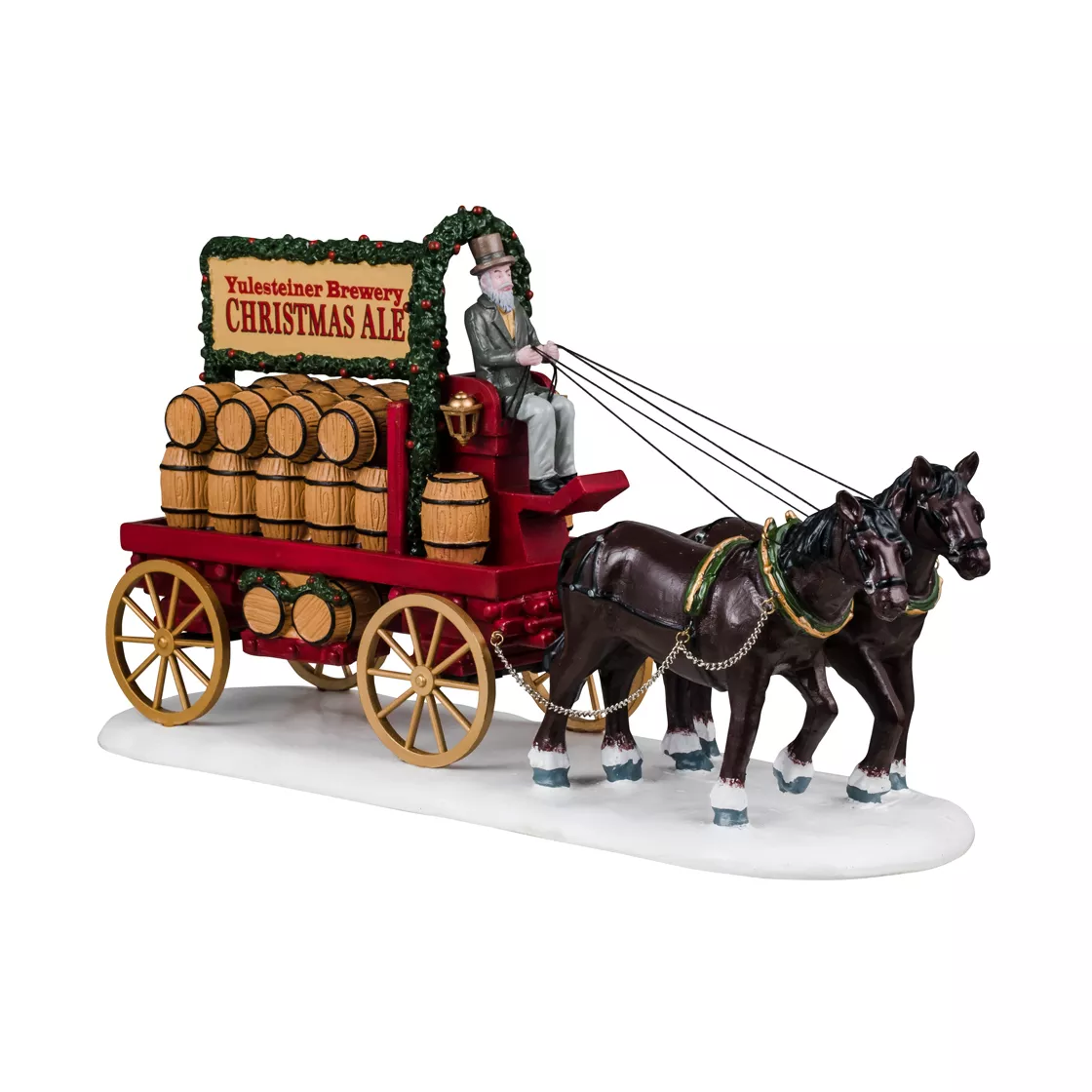 Personaggi Lemax Consegna di birre in carrozza