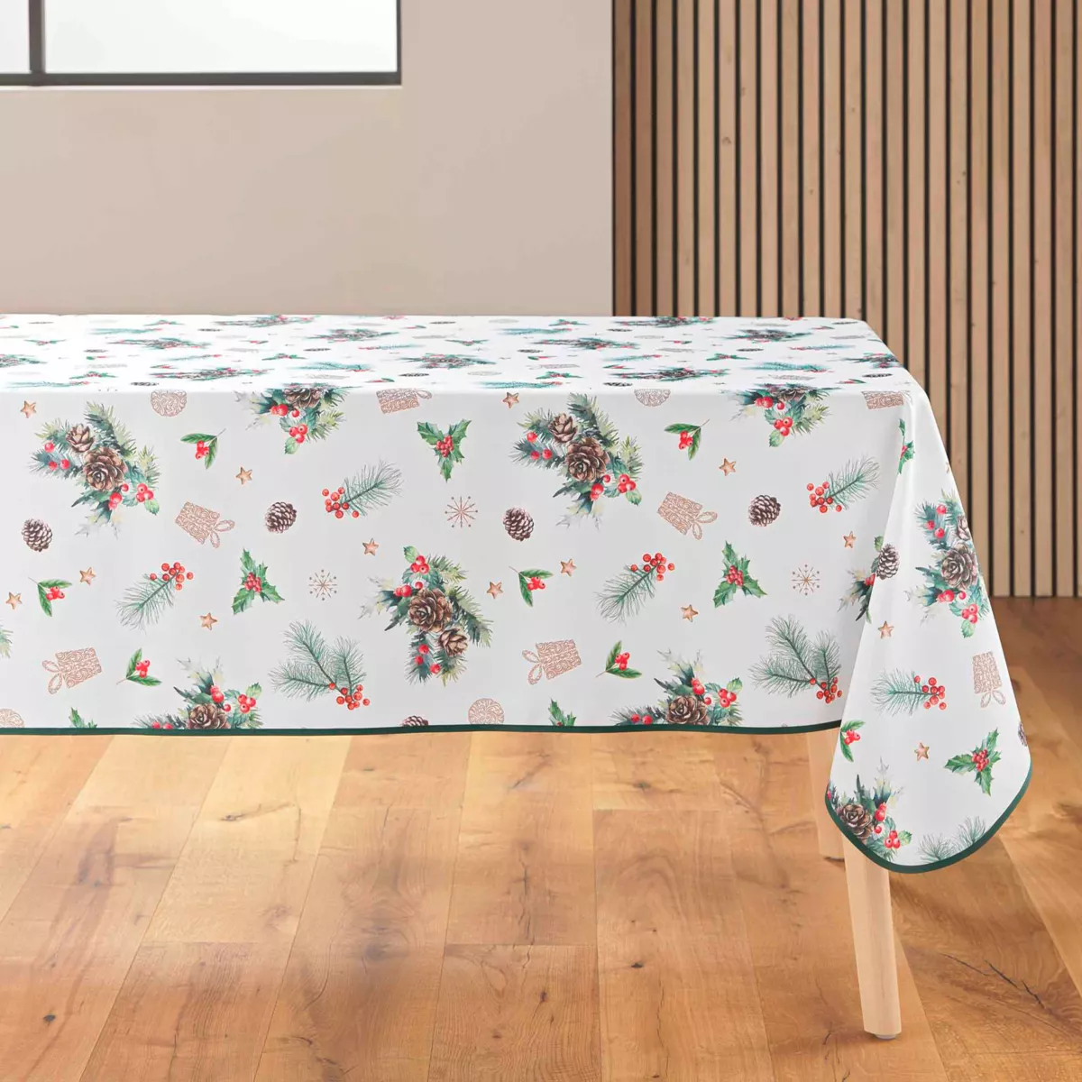 Rechteckige Tischdecke fleckenabweisend (150 x 240 cm) Hollystar