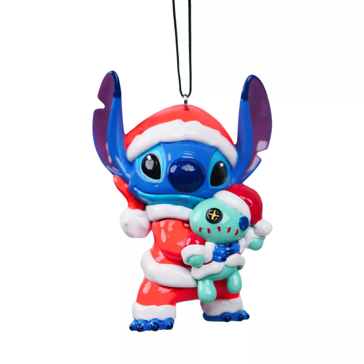 Disney Kerstophanging (H8 cm) Stitch en zijn knuffel
