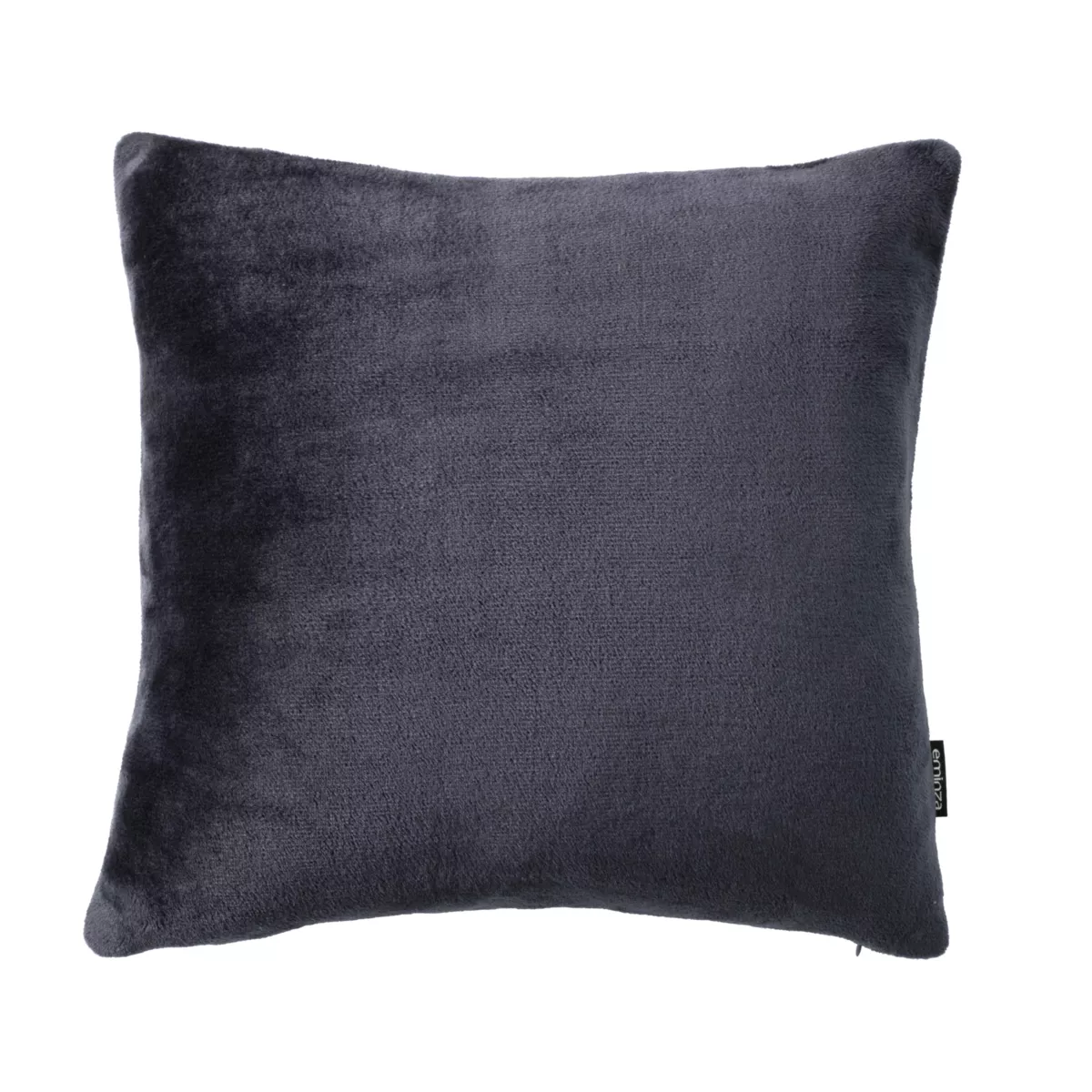 Funda de cojín cuadrada en franela (60 x 60 cm) Didou Gris antracita