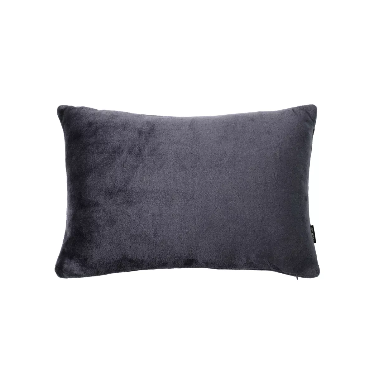 Funda de cojín rectangular en franela (40 x 60 cm) Didou Gris antracita