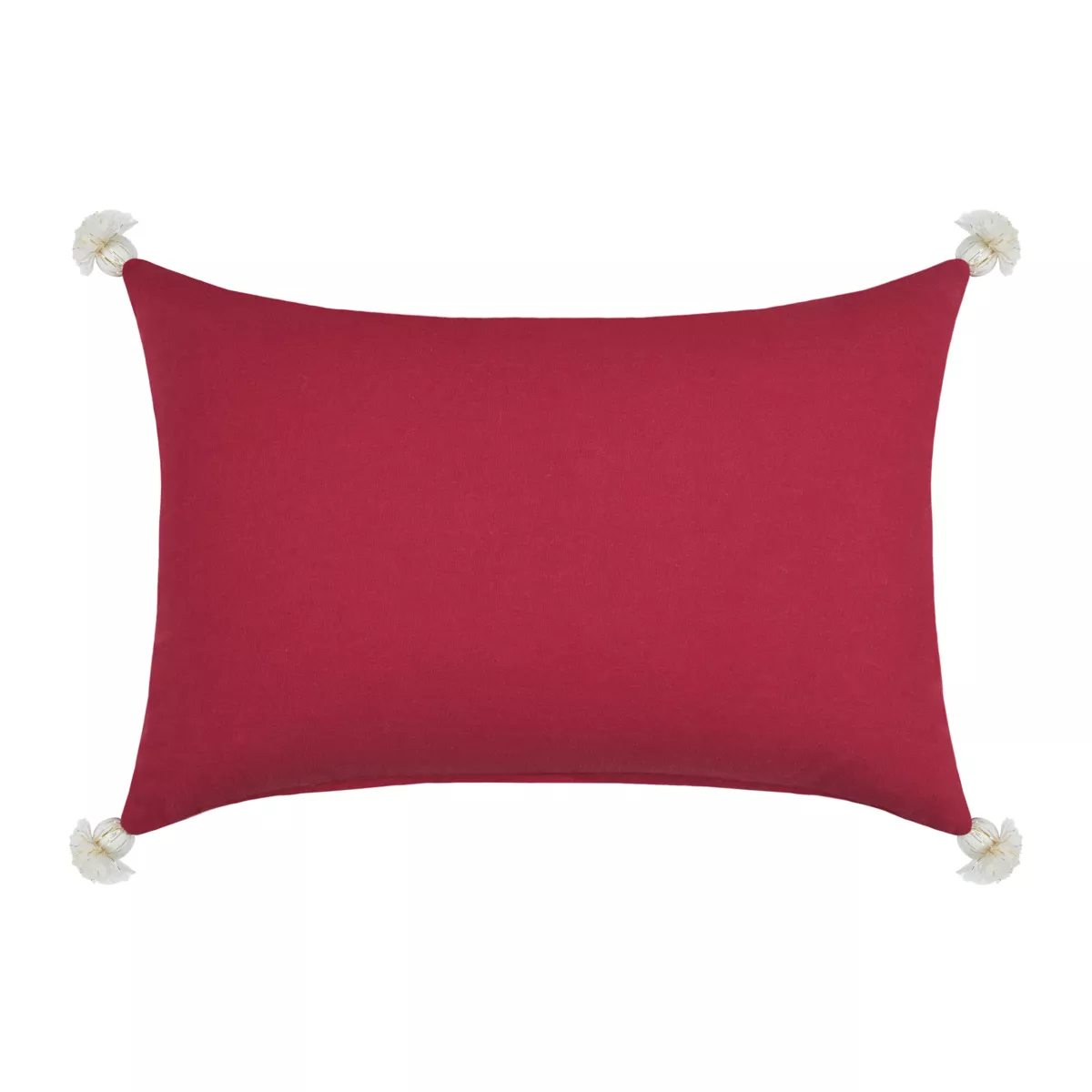 Cuscino rettangolare in cotone (35 x 50 cm) Finna Rosso
