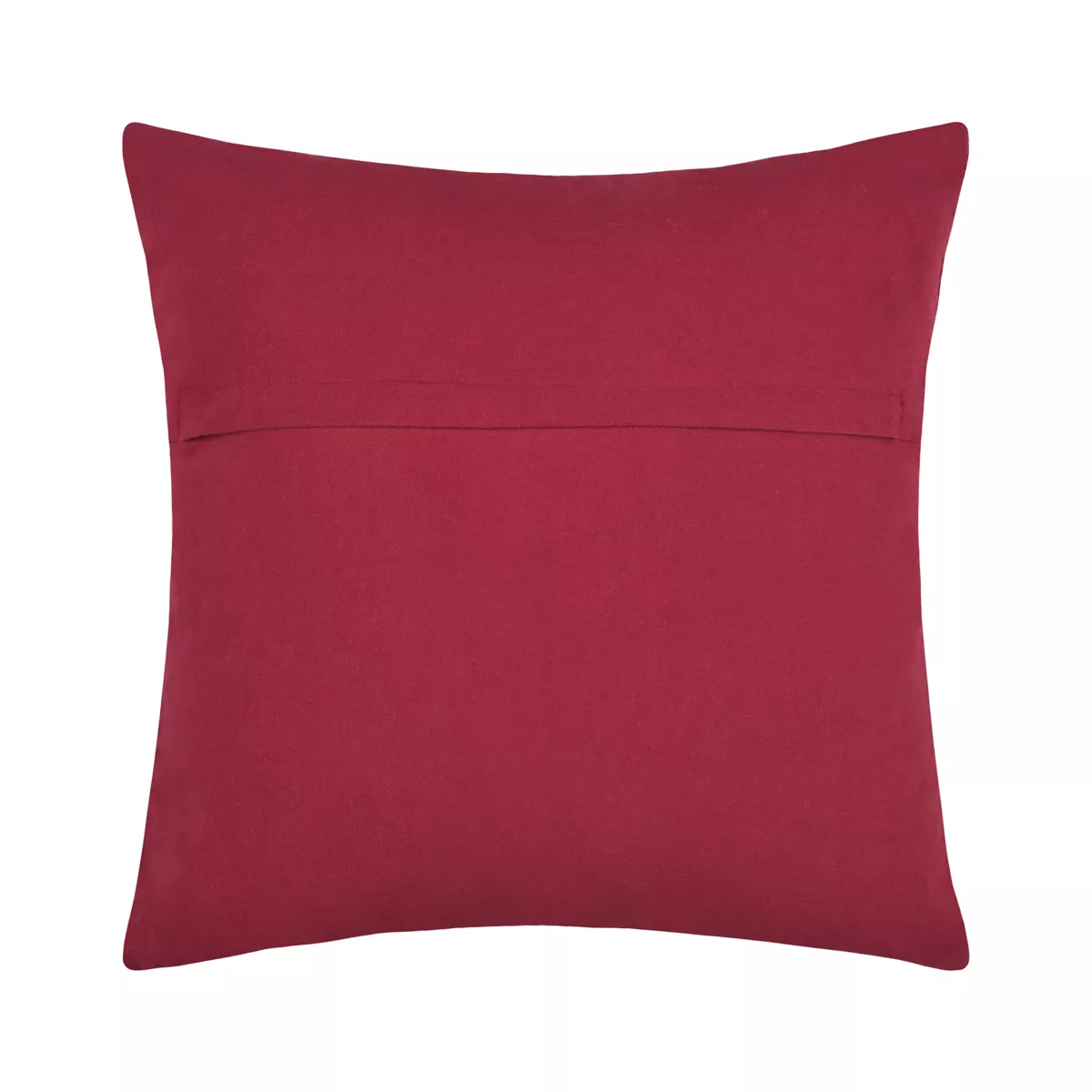 Coussin carré coton (45 x 45 cm) Finna Rouge
