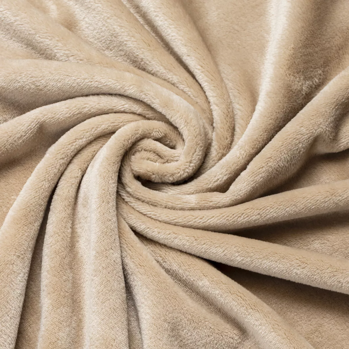 Manta suave en franela (125 x 150 cm) Didou Marrón helado