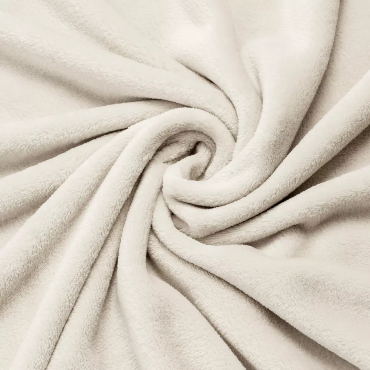 Manta suave en franela (220 x 240 cm) Didou Beige gris