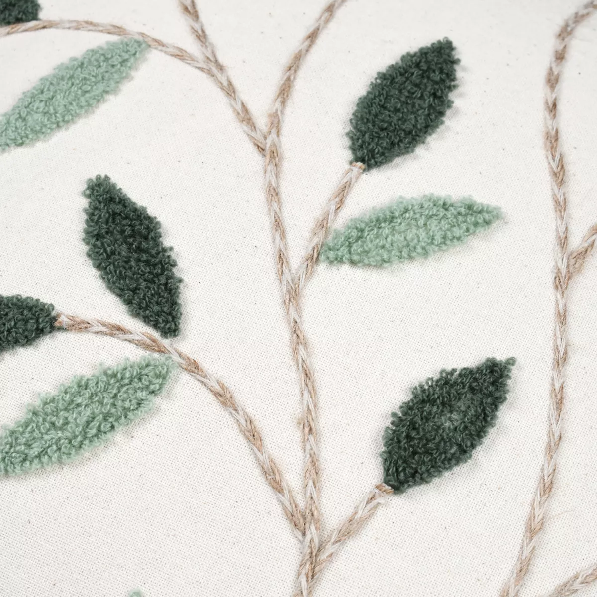 Coussin carré coton (40 x 40 cm) Botanys Multicolore