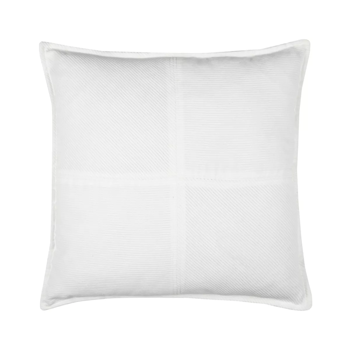 Coussin carré velours (45 x 45 cm) Dandy Ecru