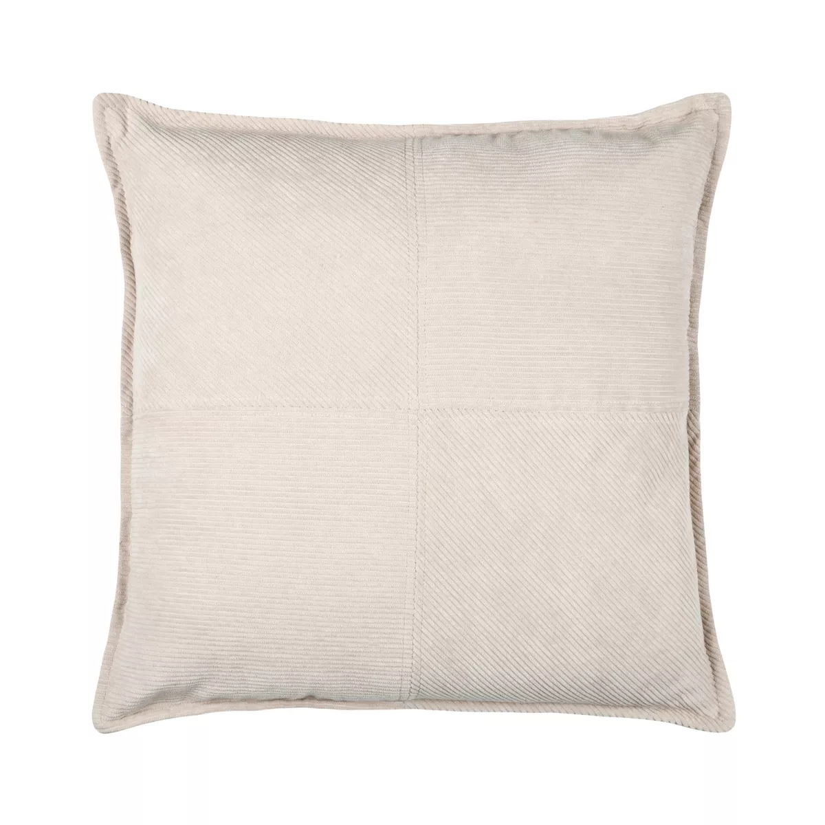 Coussin carré velours (45 x 45 cm) Dandy Beige
