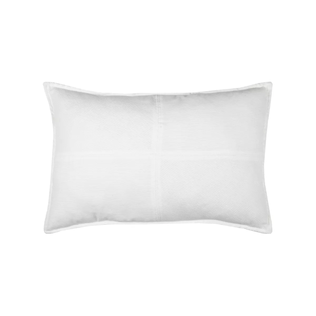 Coussin rectangulaire velours (40 x 60 cm) Dandy Ecru