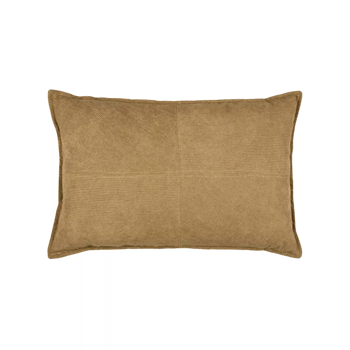 Coussin rectangulaire velours (40 x 60 cm) Dandy Camel