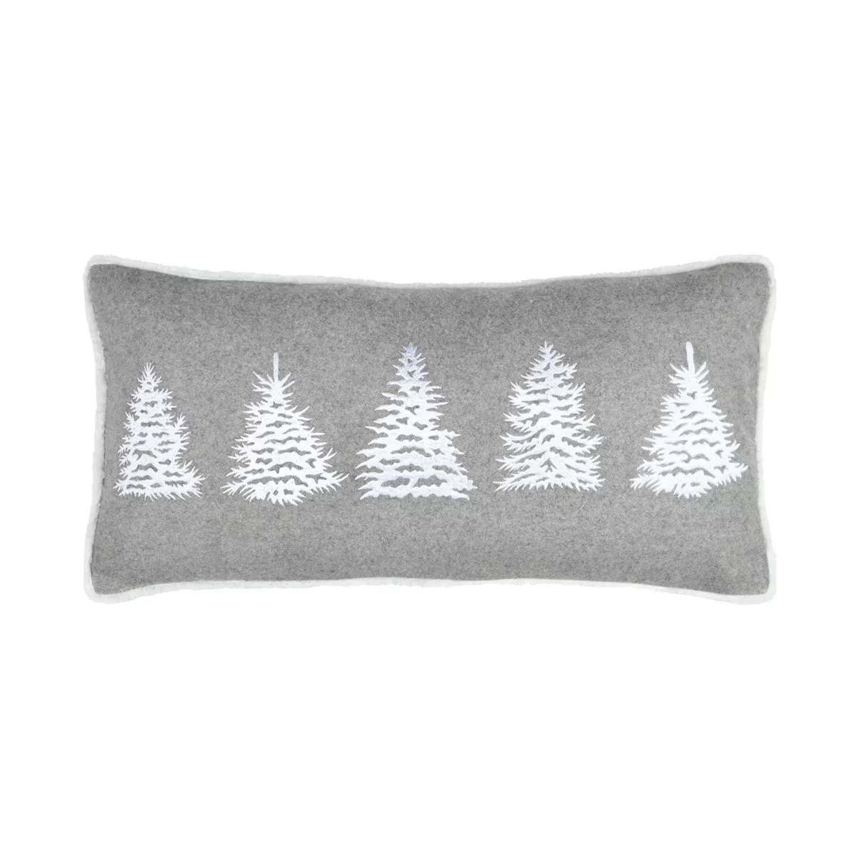 Cuscino rettangolare in velluto (35 x 70 cm) Gresy Grigio
