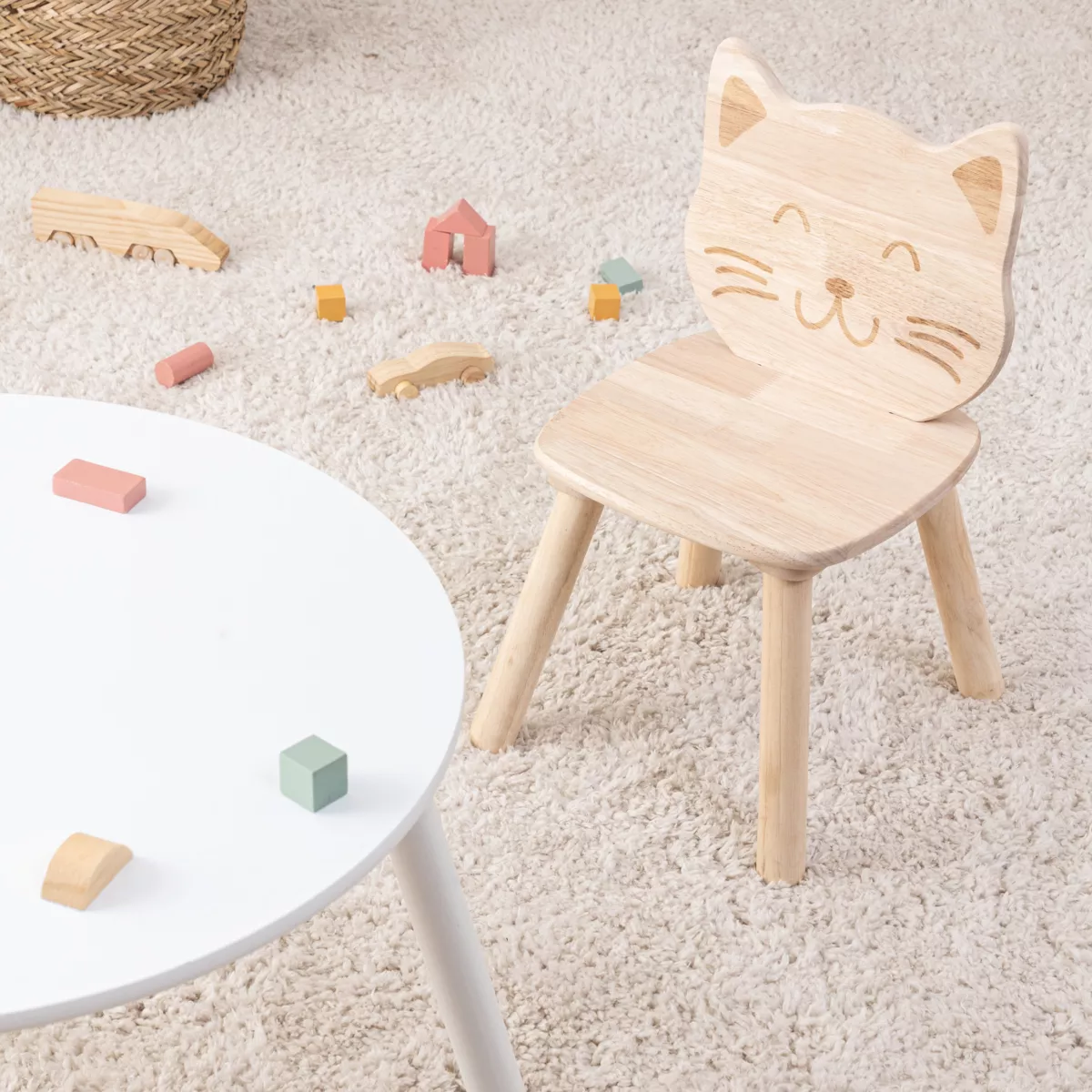 CHAISE CHAT BOIS NATUREL PIA