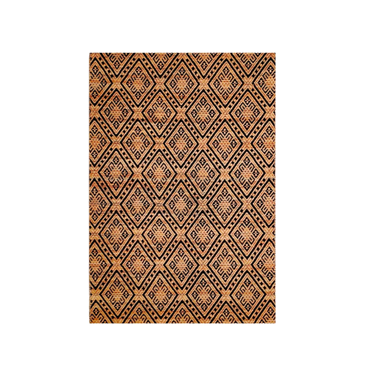Tapis de salon rectangulaire jute tissée main (160 x 230 cm) Meera Beige