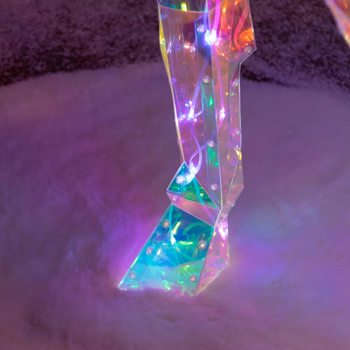 Renna luminosa 90 Micro LED (H90 cm) Bianco ghiaccio freddo