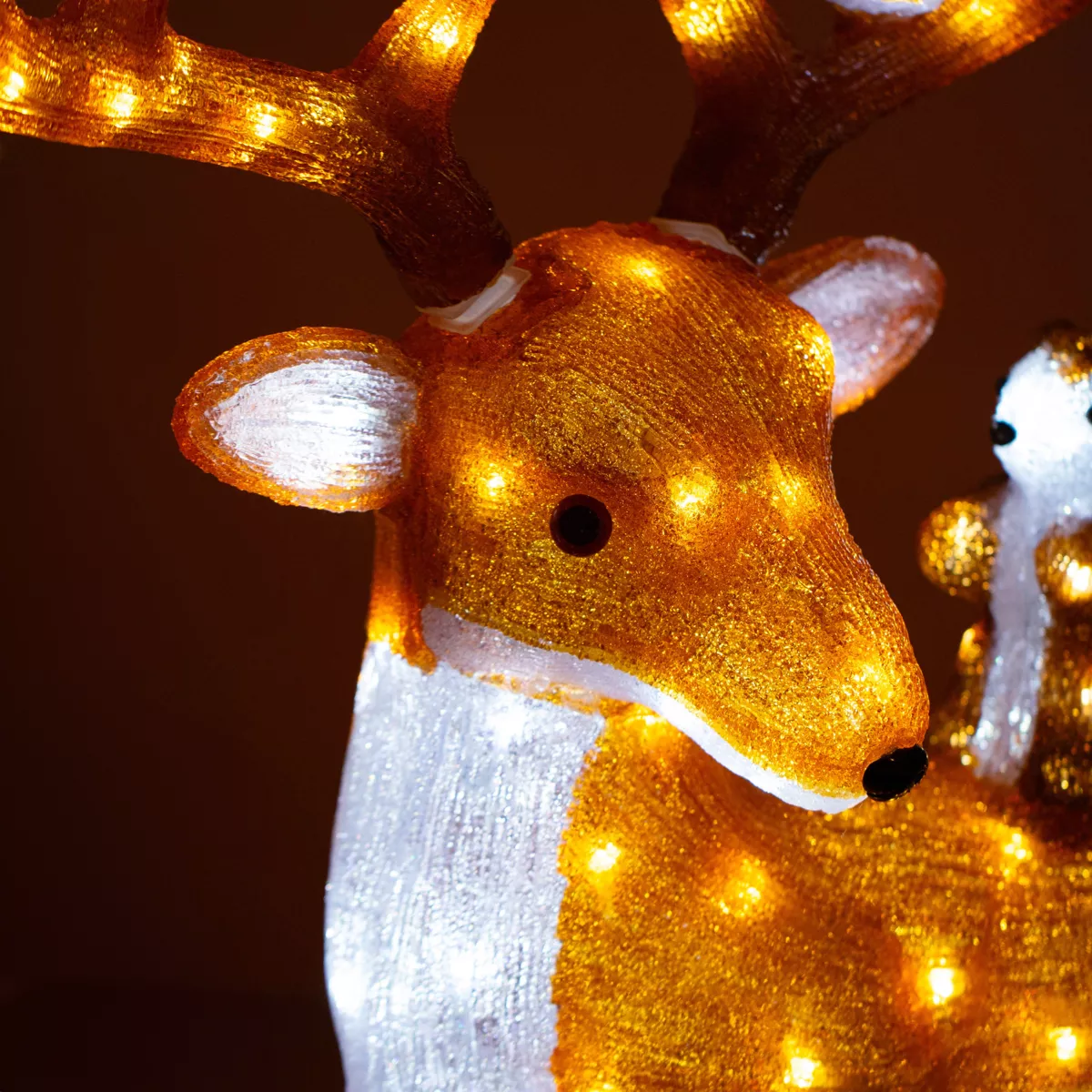 Renne lumineux et ses amis Blanc chaud 140 LED 2