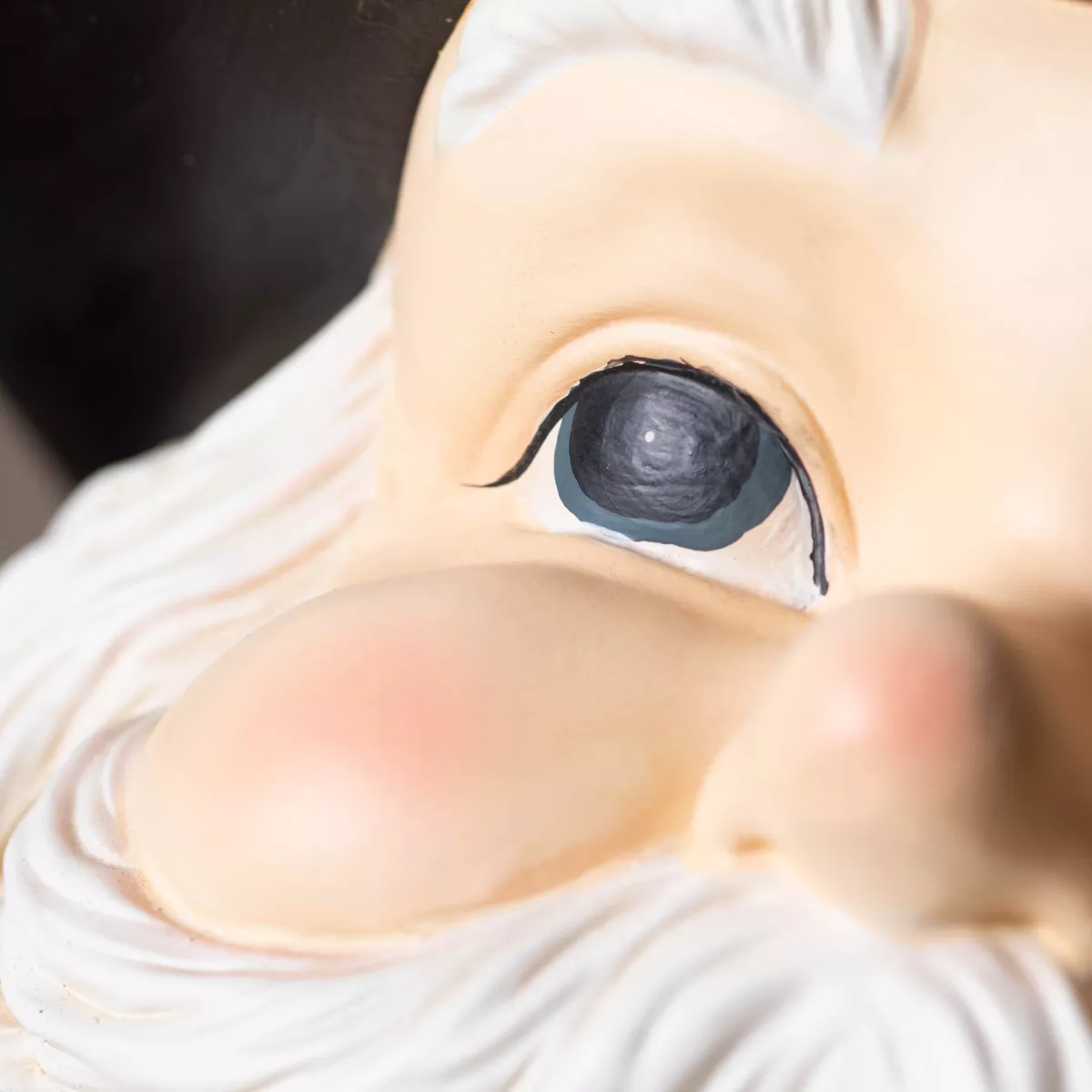 Reusachtige op batterijen werkende Kerstman (H166 cm) Klaus en zijn verlichte lantaarn