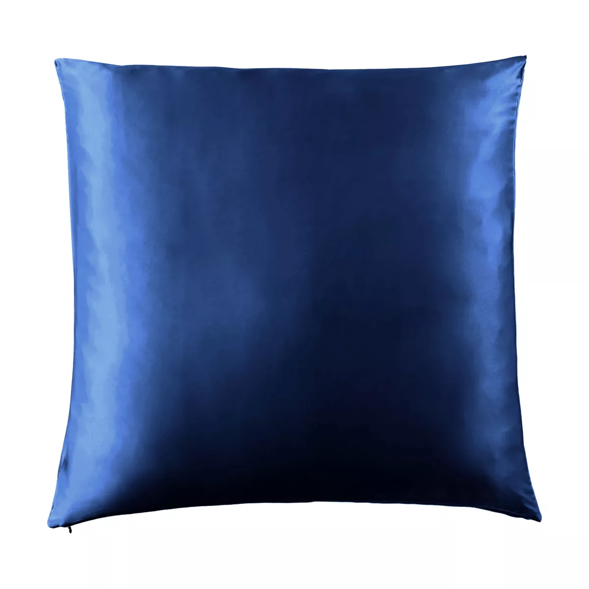 Federa per cuscino quadrata in seta di gelso (80 x 80 cm) Mizuki Blu marino