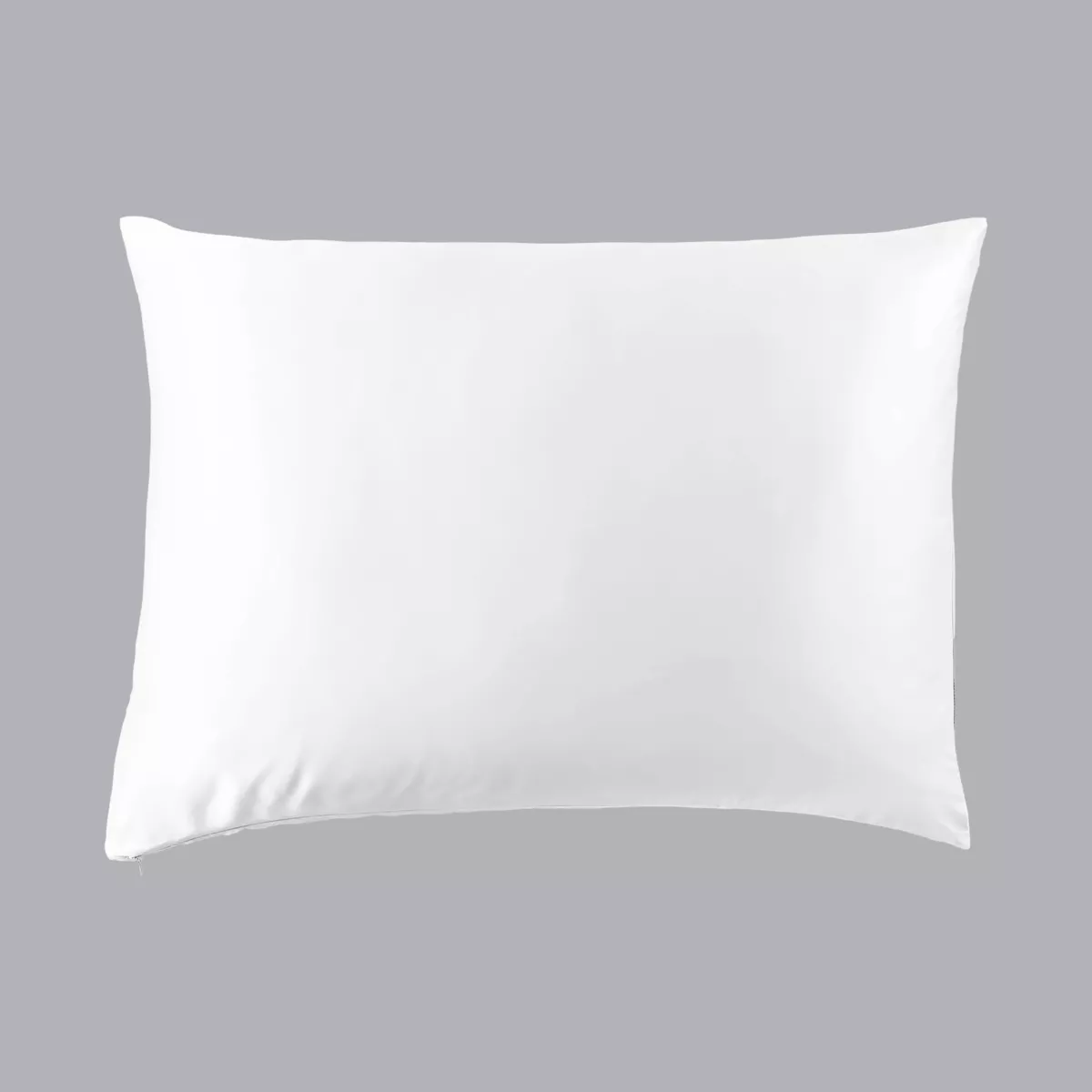 Taie d'oreiller rectangulaire soie de mûrier (50 x 70 cm) Mizuki Blanche