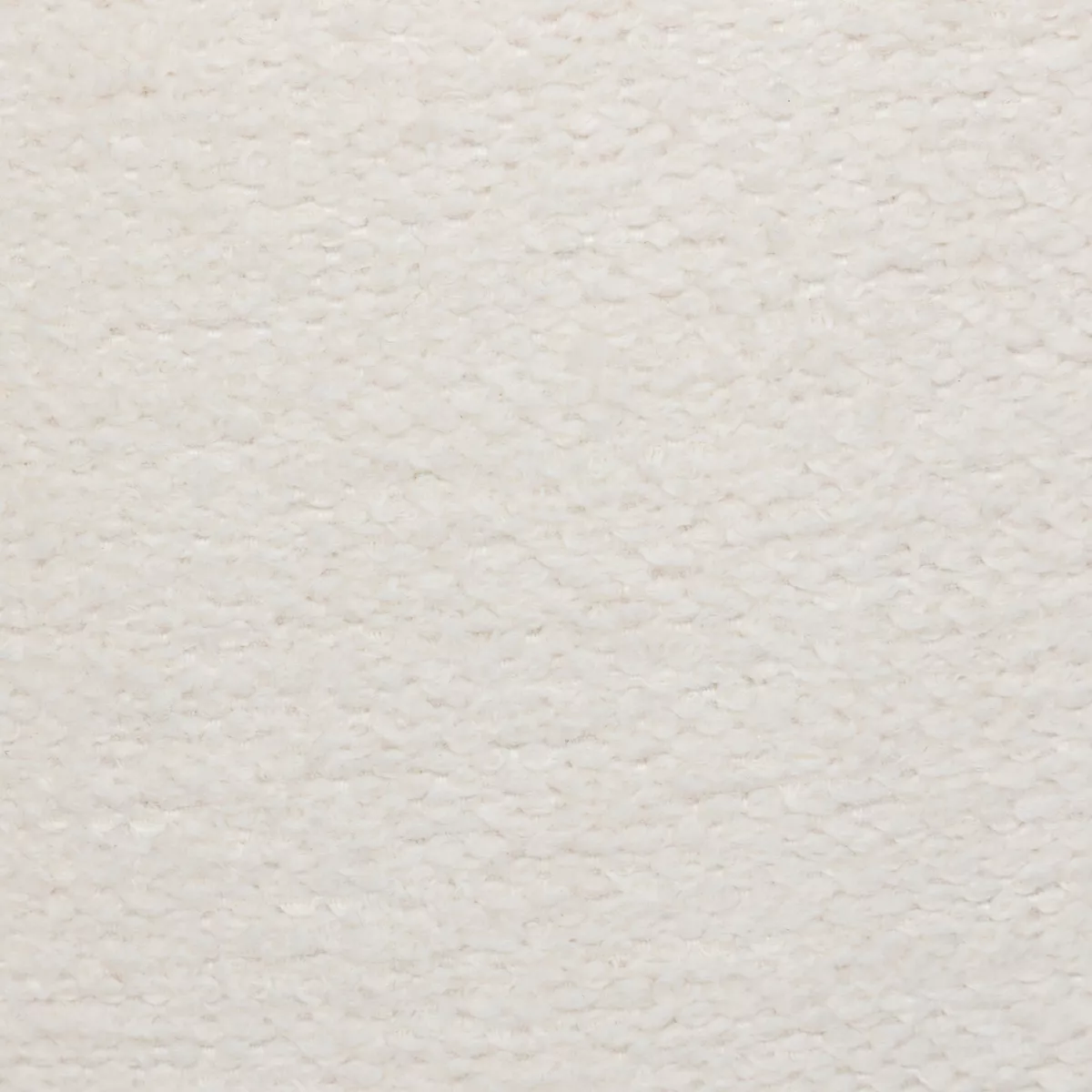 Krullende poef (D39 cm) Améa Wit