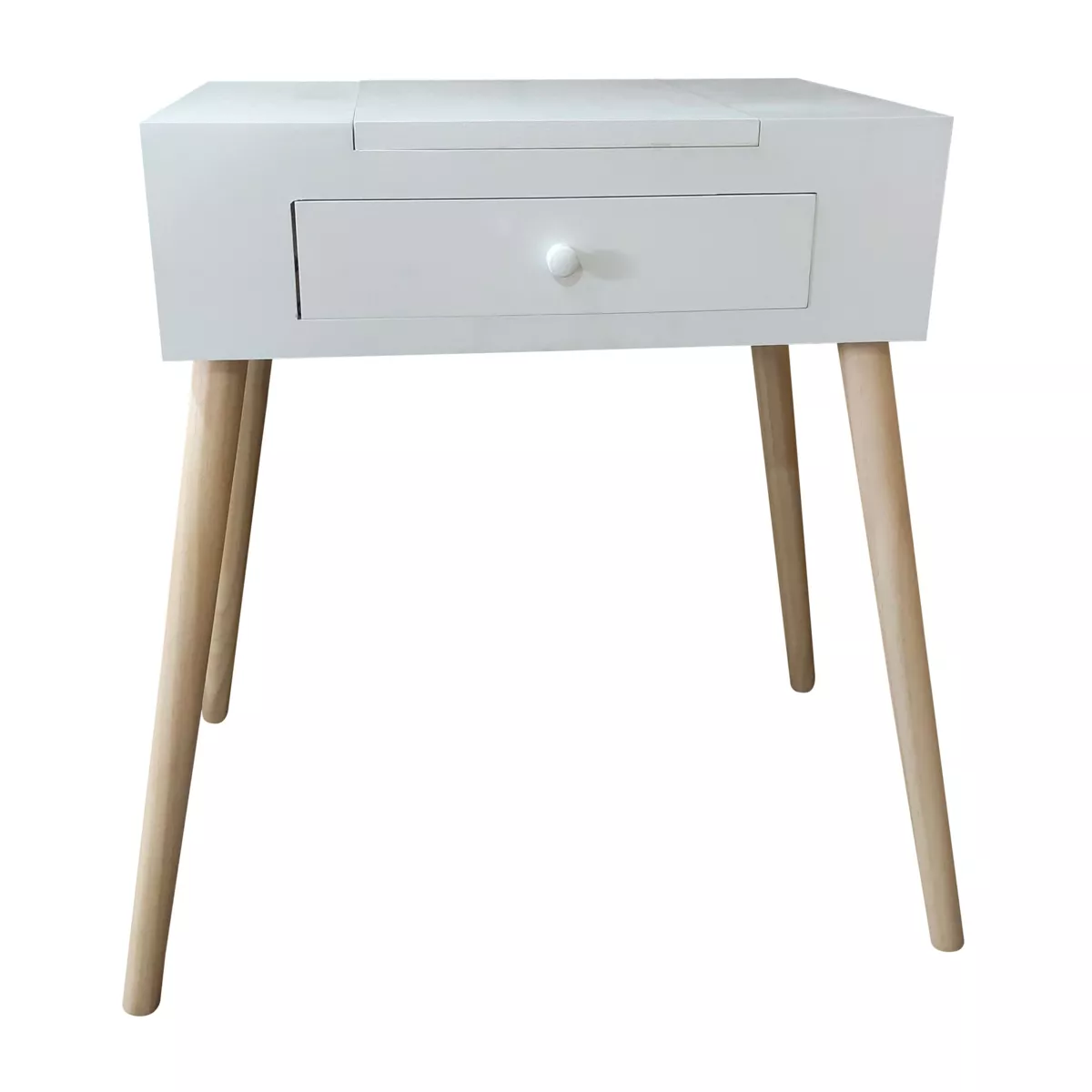 Kinder Frisiertisch aus Holz (H110 cm) Julia Weiß