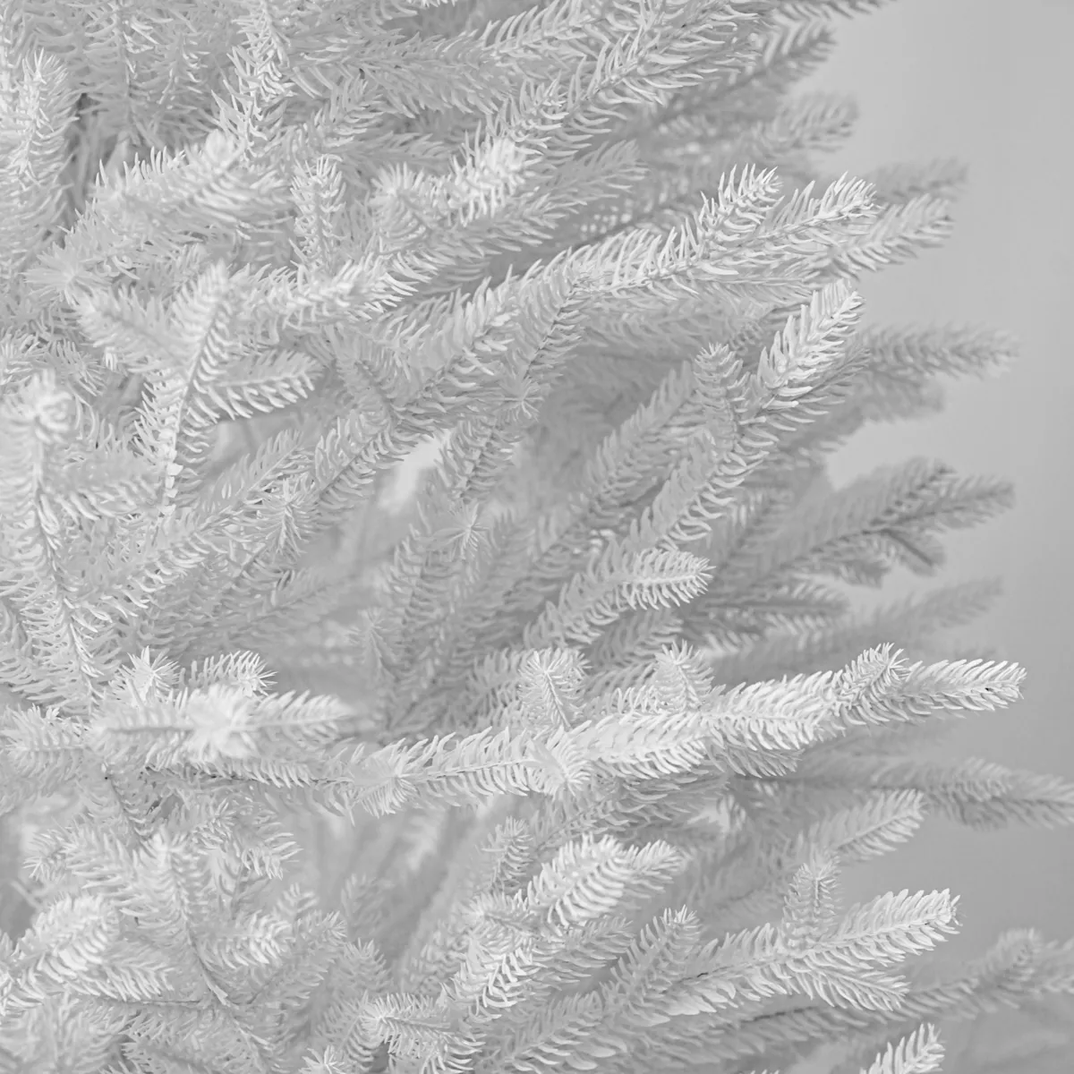 Árbol de Navidad artificial (H210 cm) Quebec Blanco