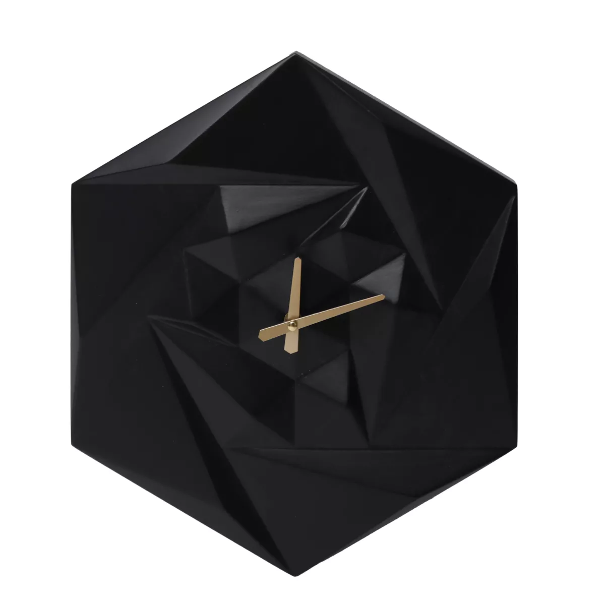 Orologio da parete in legno (D45 cm) Fidji Nero