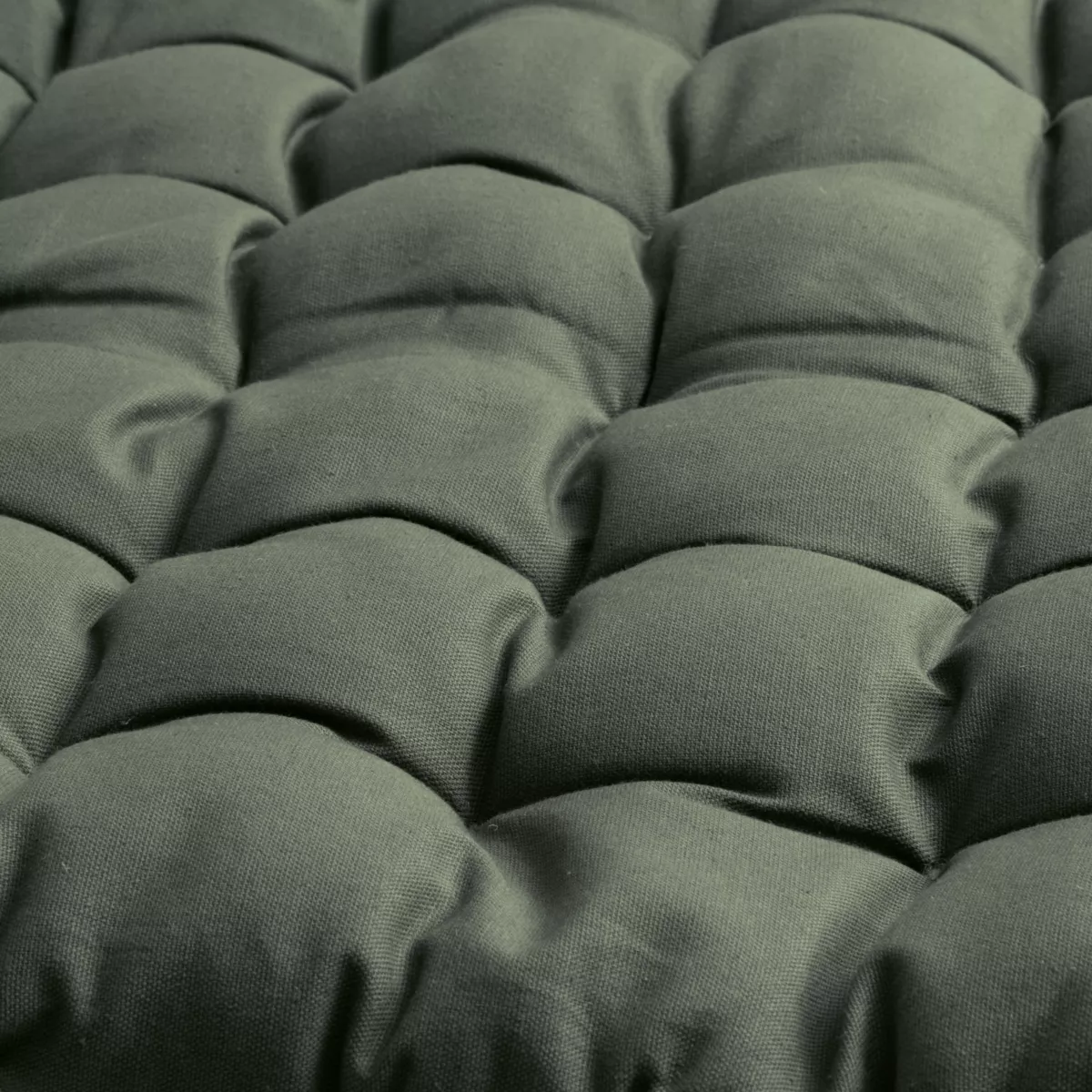 Matelas de sol coton (60 x 120 cm) Pixel Bicolore Vert kaki / beige