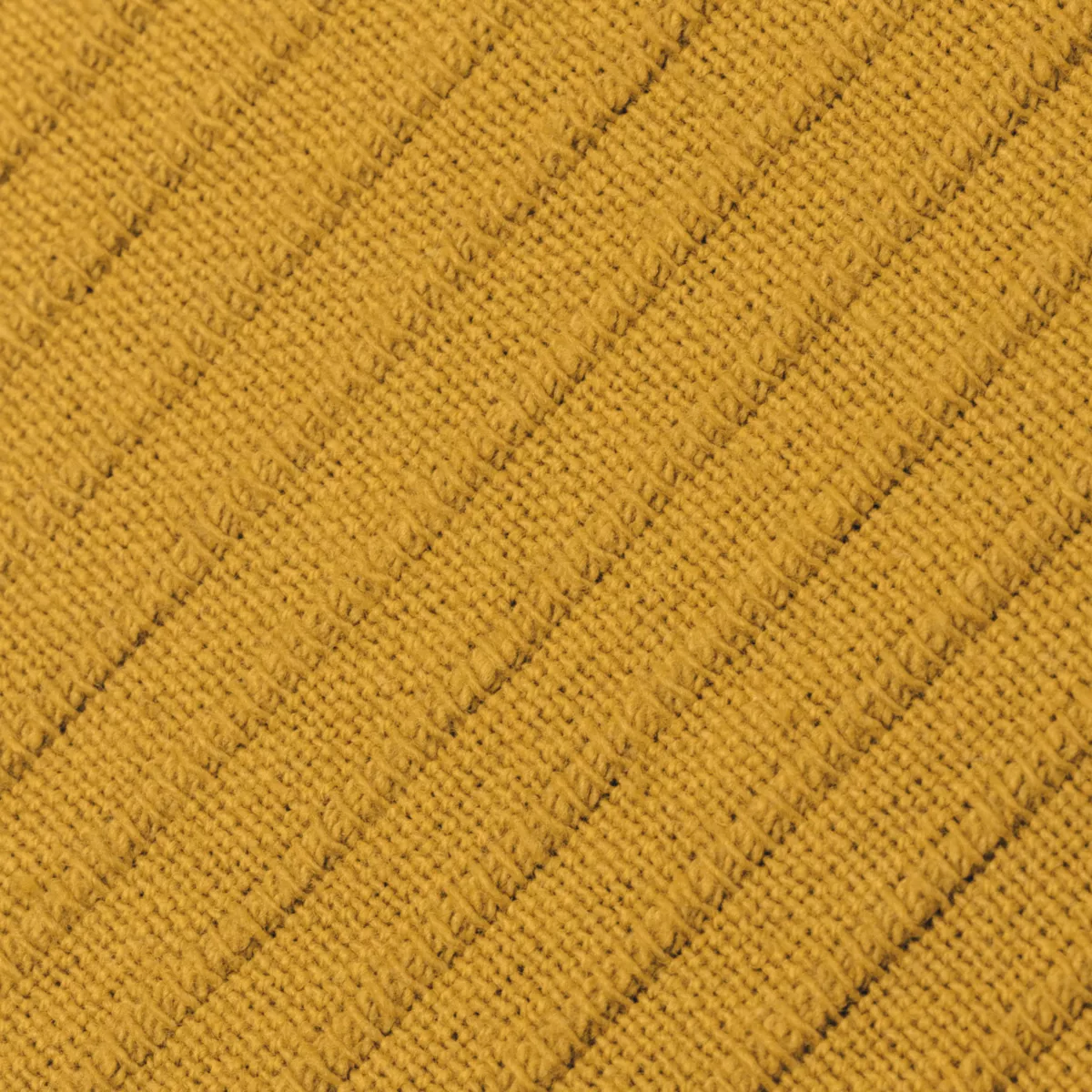 Housse de coussin rectangulaire coton tissé (30 x 50 cm) Léa Jaune safran