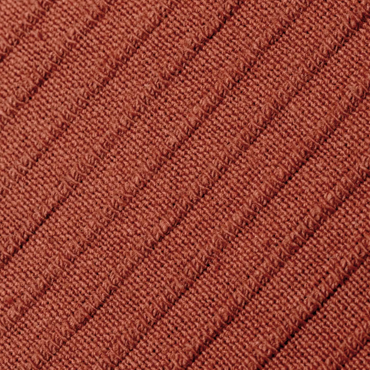 Fodera cuscino quadrato cotone (40 x 40 cm) Léa Terracotta
