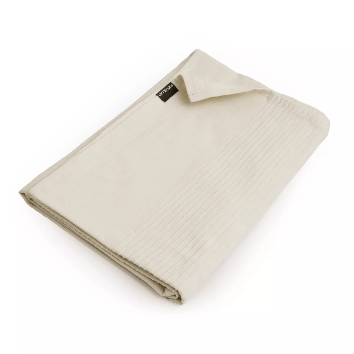 Colcha decorativa algodón tejido (130 x 160 cm) Léa Beige pampa