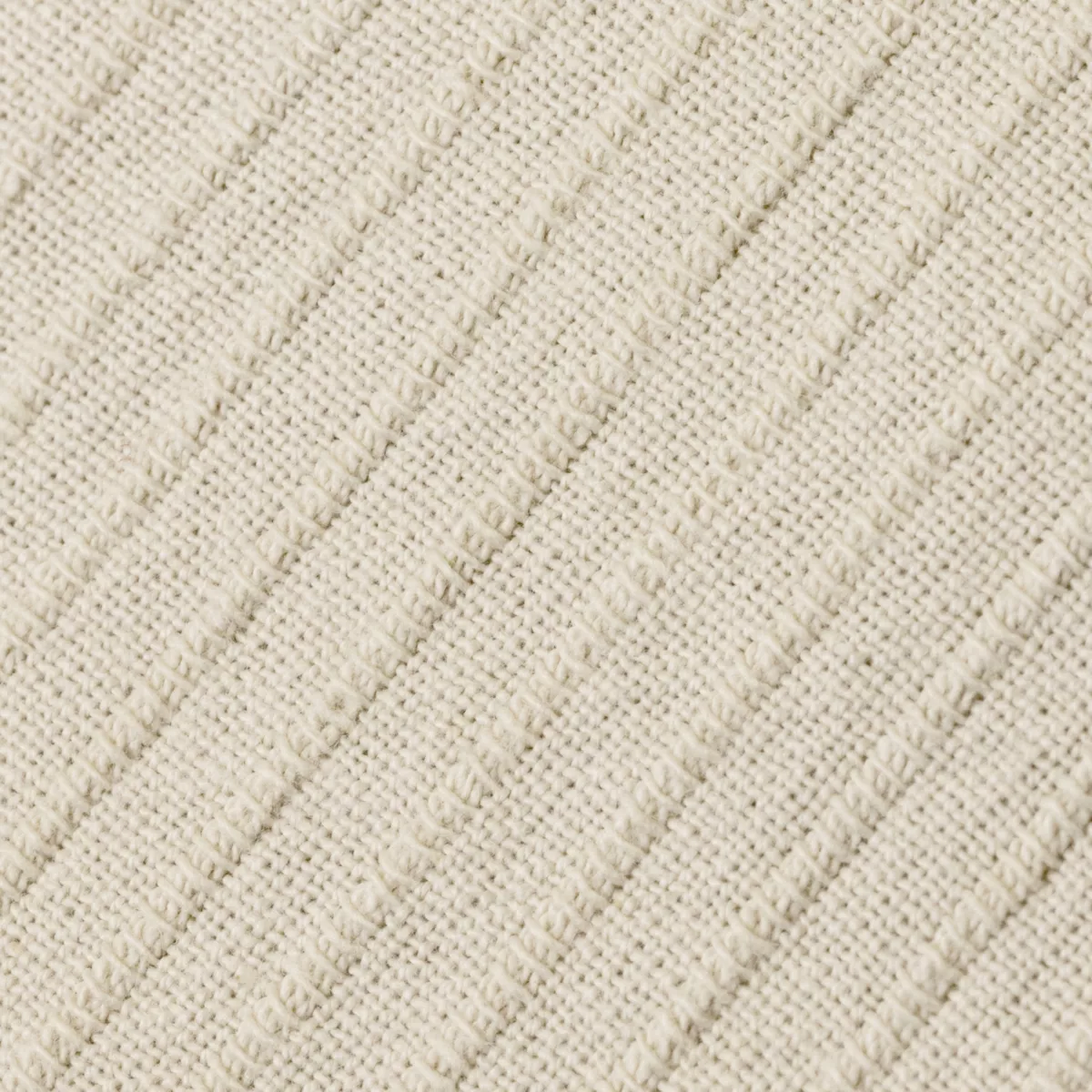 Colcha decorativa algodón tejido (130 x 160 cm) Léa Beige pampa