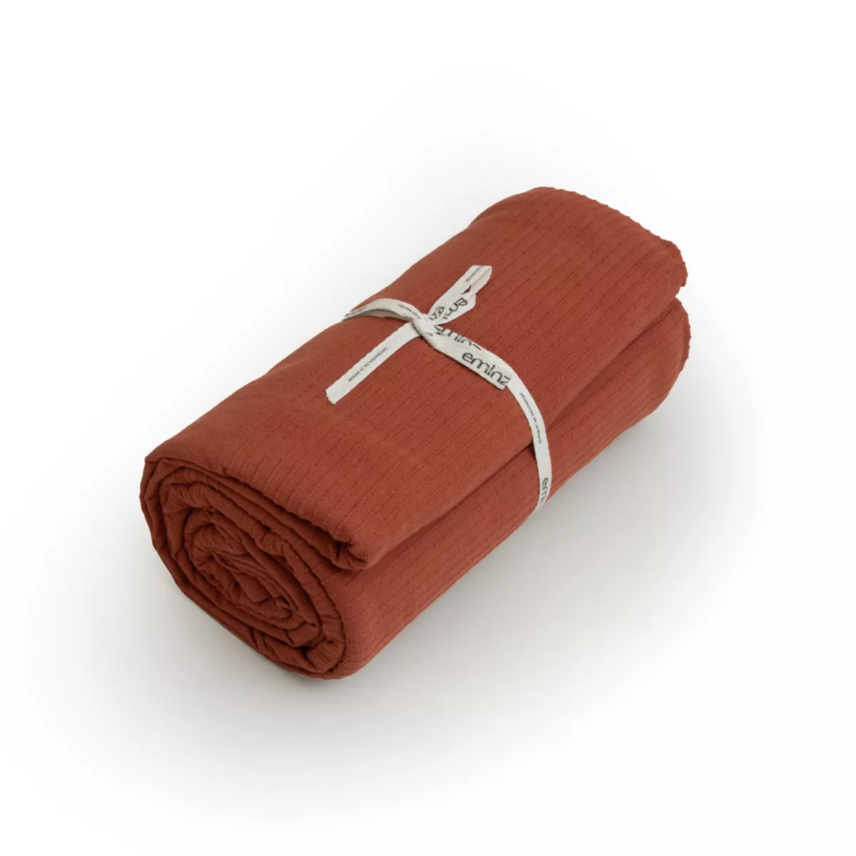 Tagesdecke Baumwolle gewebt (220 x 250 cm) Léa Terrakotta