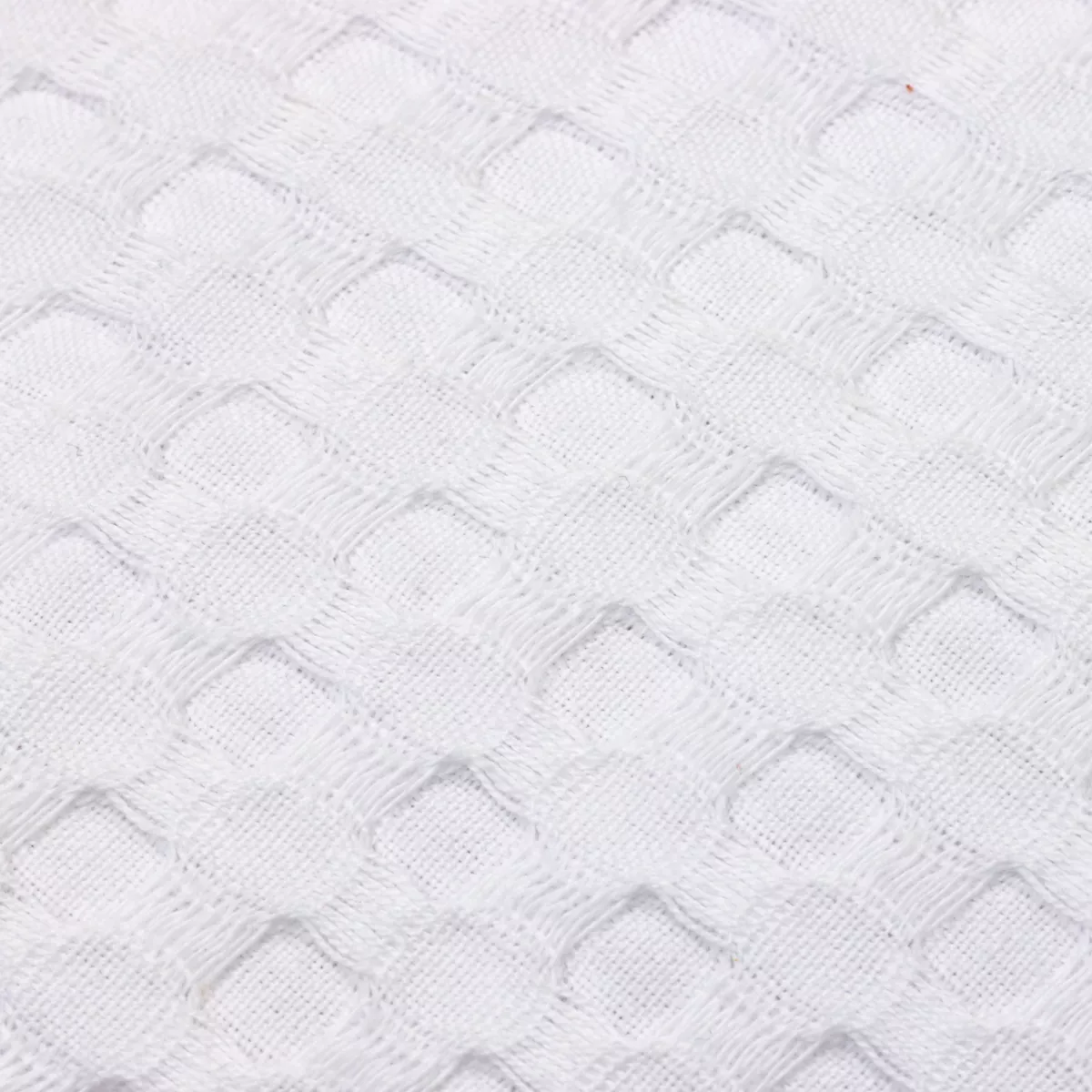 Colcha decorativa algodón nido de abeja (130 x 160 cm) Maya Blanca