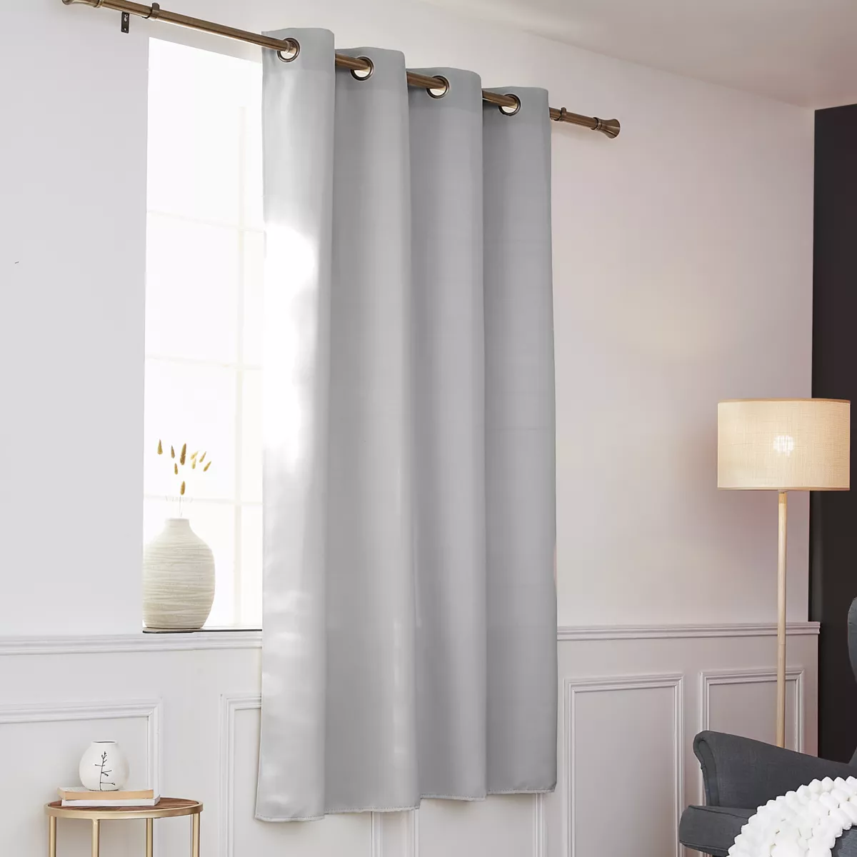 Tenda termica oscurante (140 x 180 cm) Calore Grigio chiaro