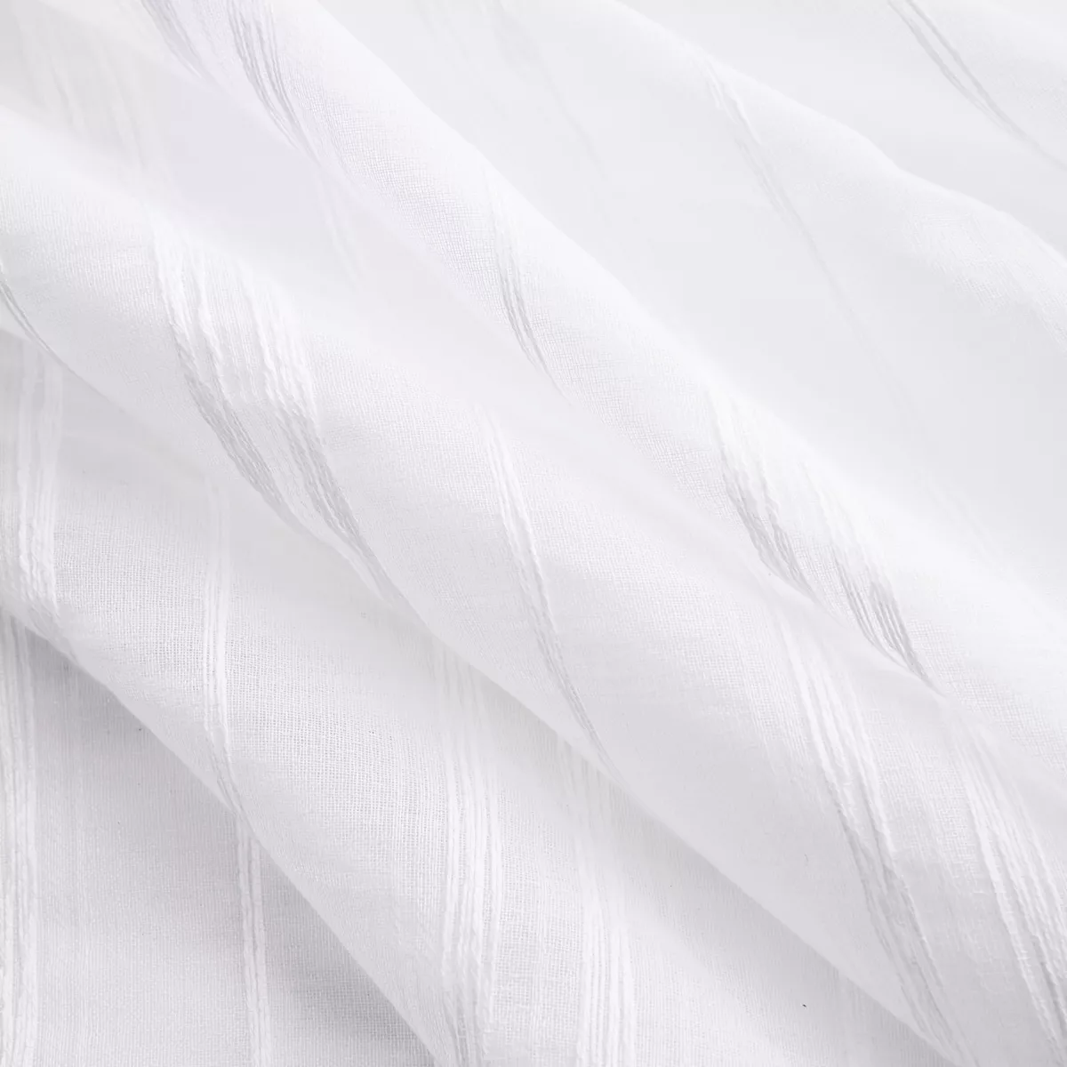 Tenda trasparente con nastro arricciatenda (140 x 240 cm) Théo Bianco