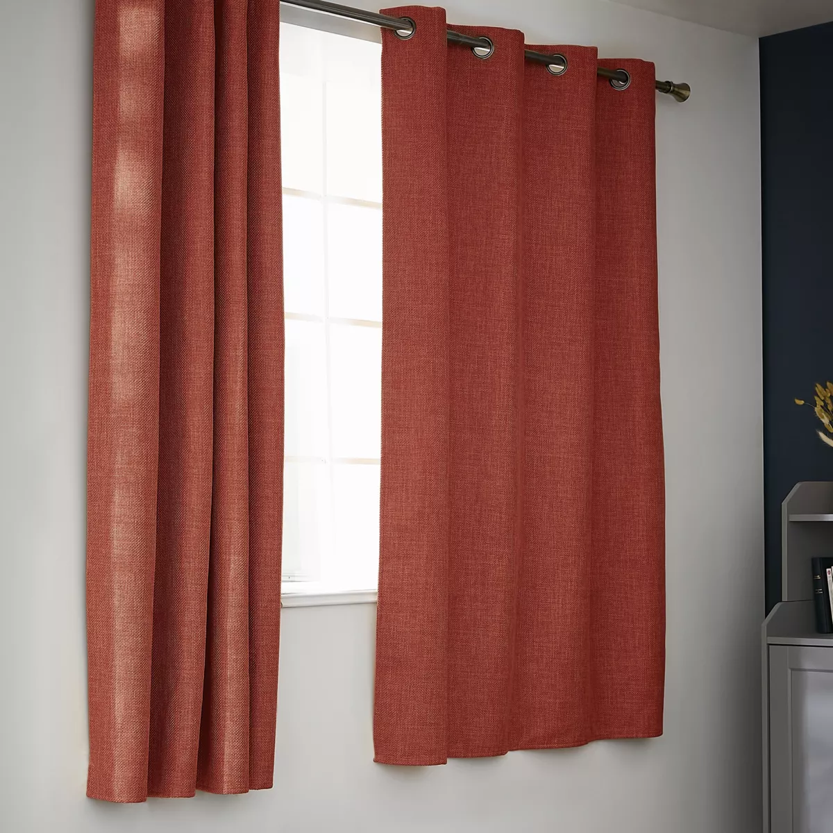 Rideau obscurcissant thermique (140 x 180 cm) Alba Terracotta