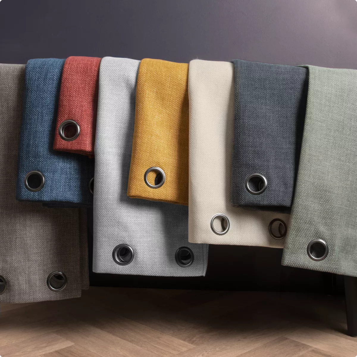 Halbverdunkelnder Thermovorhang (140 x 240 cm) Alba Terrakotta