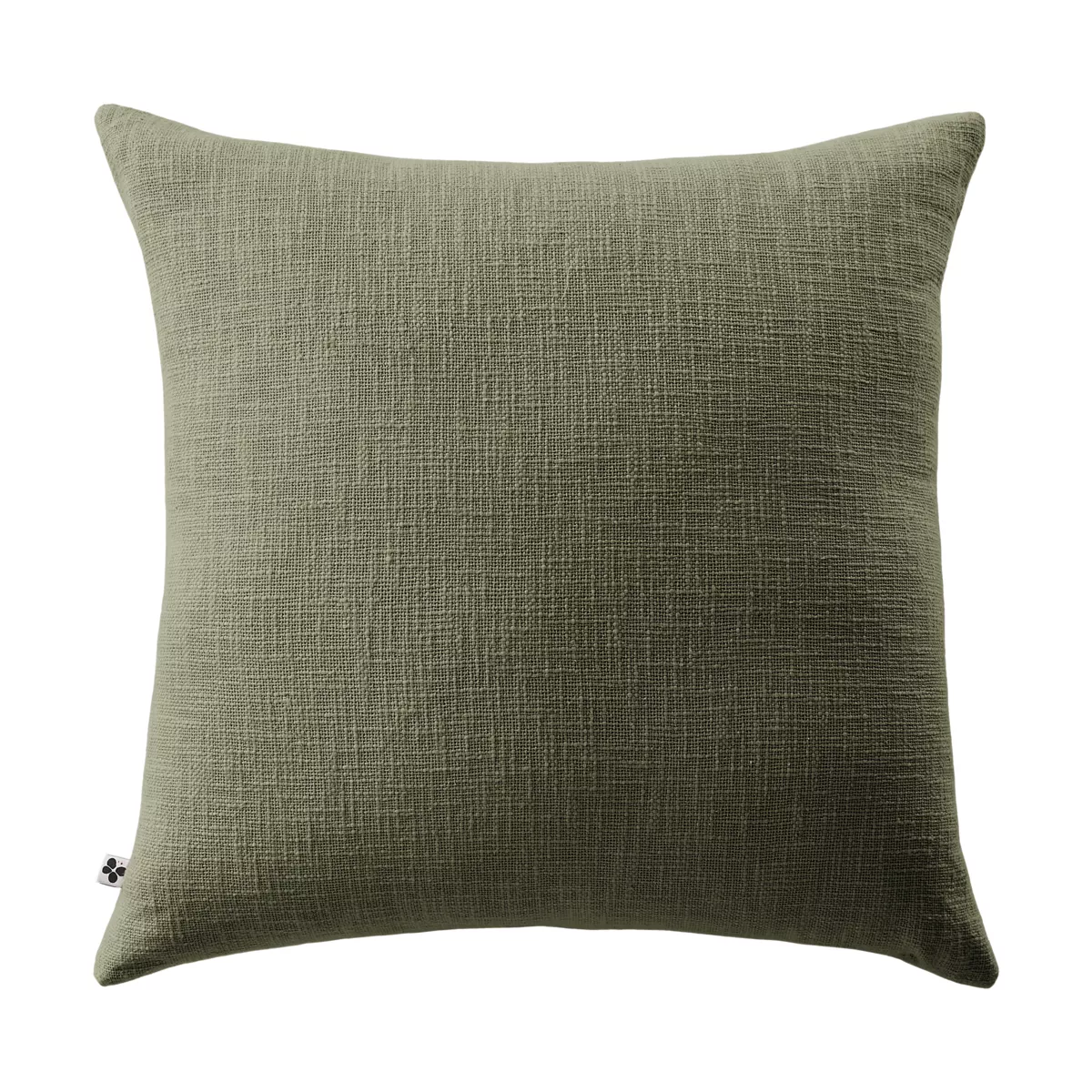 Coussin dŽhoussable 60 x 60 cm Slub SIXTINE Thym