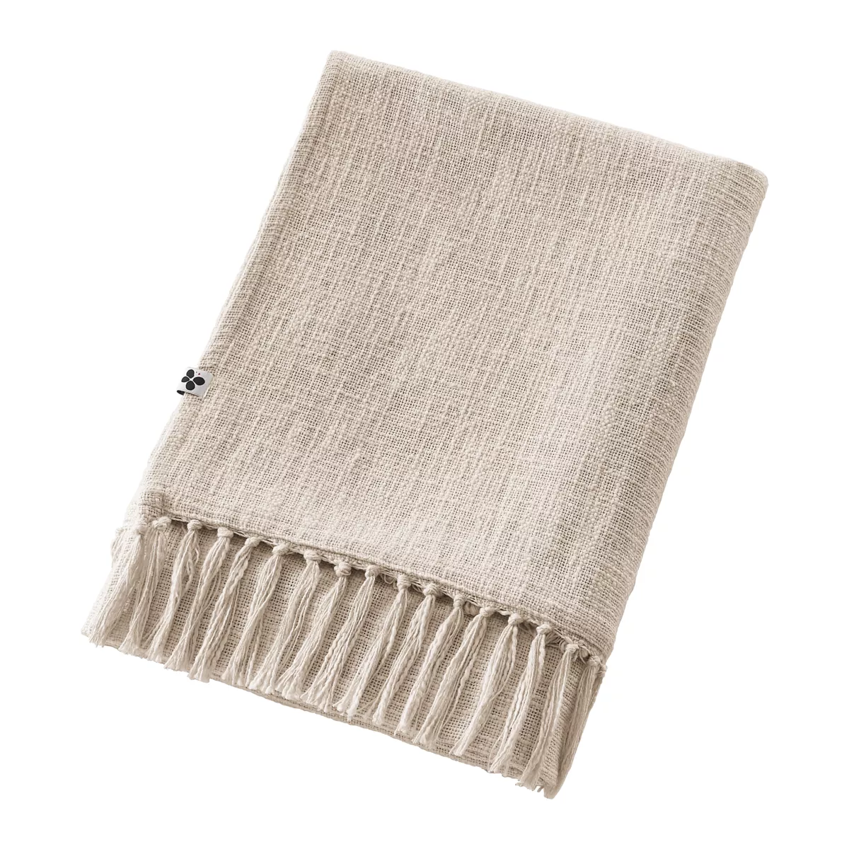 Plaid Baumwolle (180 x 220 cm) Sixtine Beige