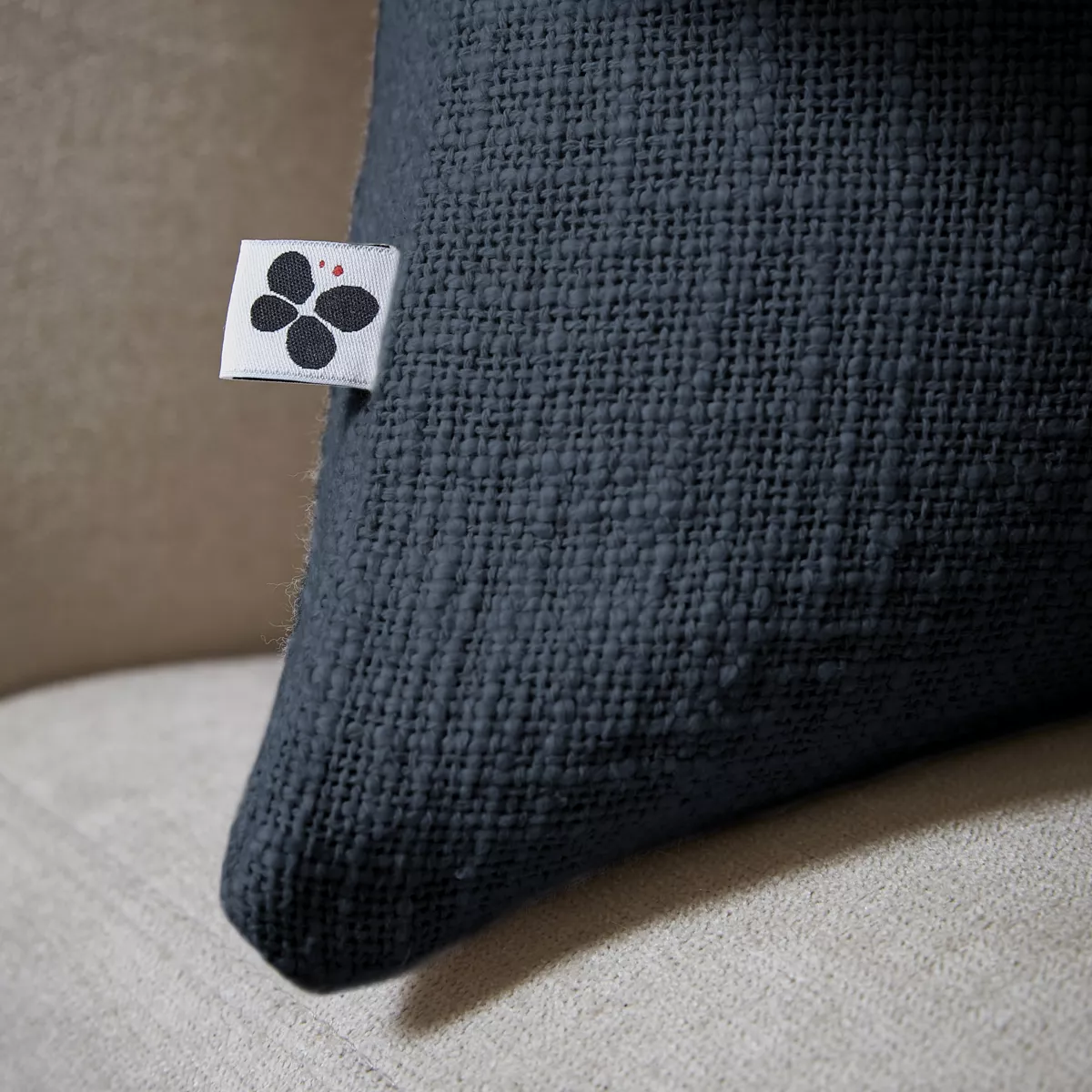 Cuscino rettangolare  cotone (40 x 60 cm) Sixtine Blu notte