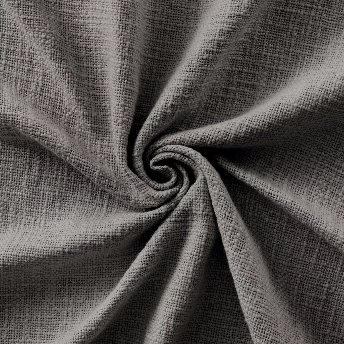 Coussin dŽhoussable 60 x 60 cm Slub SIXTINE Ardoise