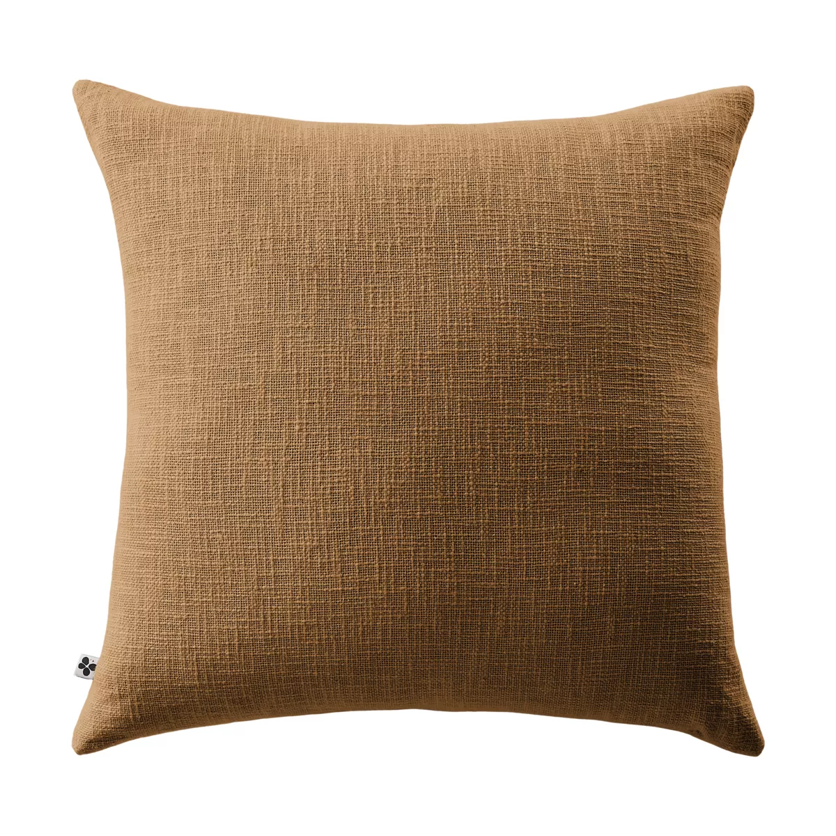 Coussin dŽhoussable 60 x 60 cm Slub SIXTINE Camel