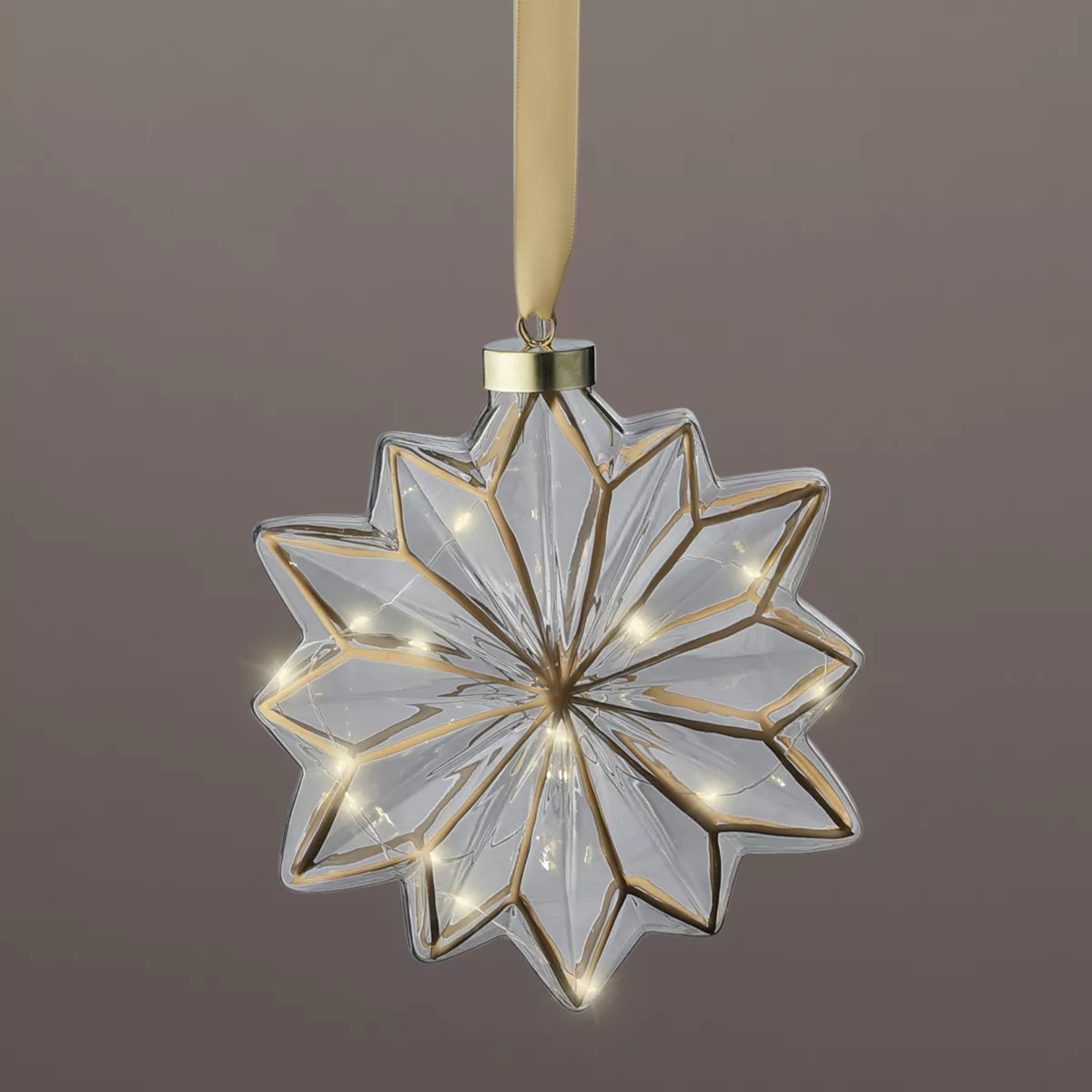 1 Micro LED fleur intŽrieur L8.00-W19.00-H19.00cm-15L clair/blanc chaud