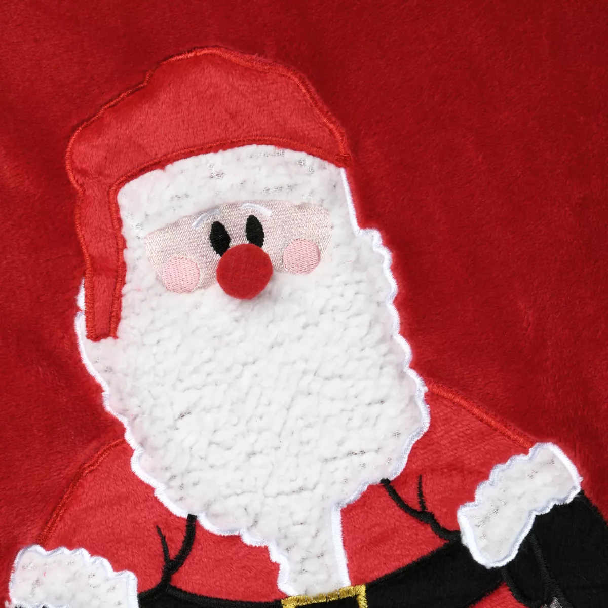1 Pezzo Copricuscino Stampato Babbo Natale Con Pupazzo Di Neve