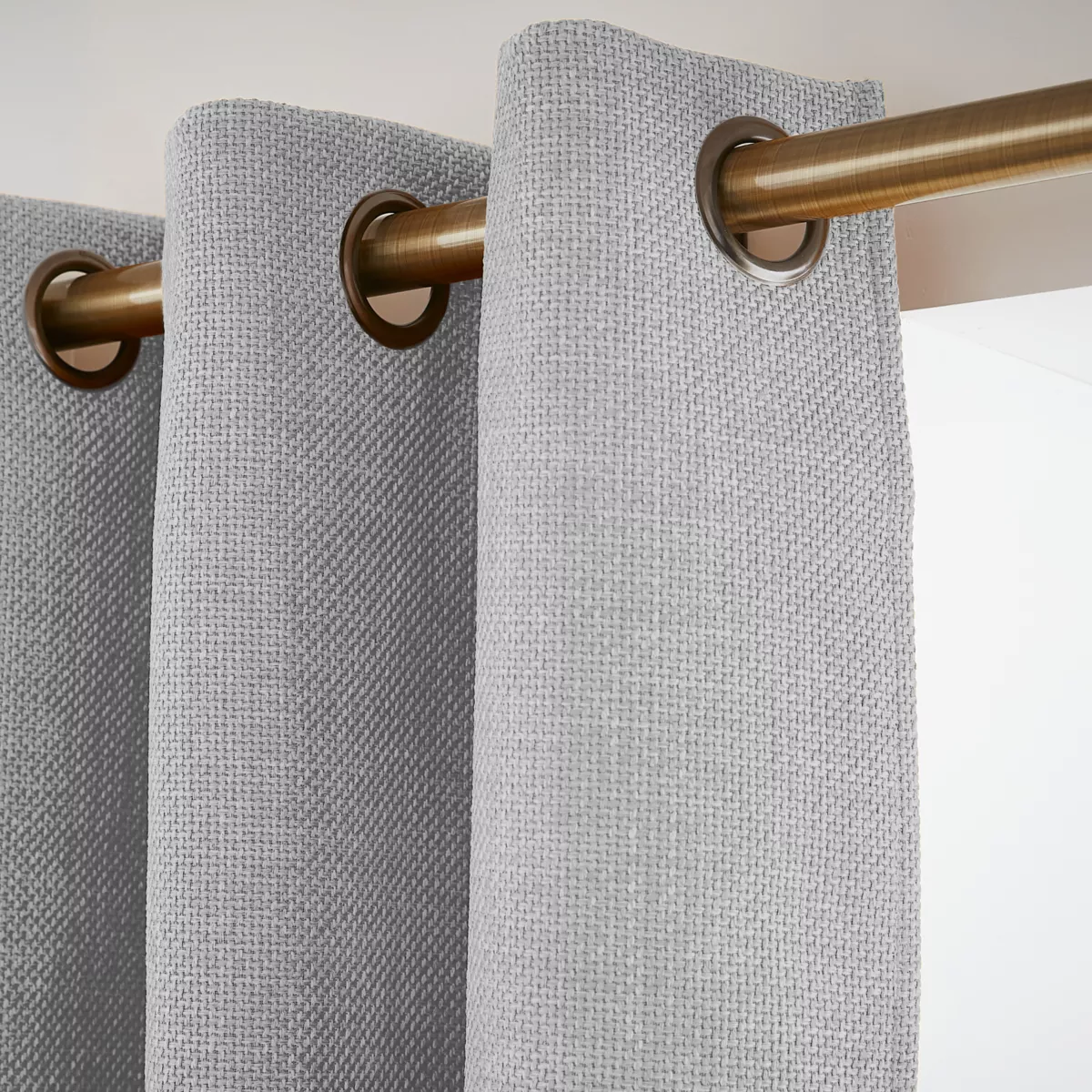 Cortina opaca térmica (140 x 180 cm) Alba Gris