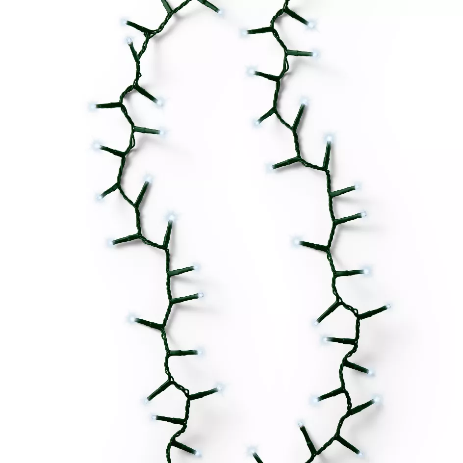 Guirlande lumineuse 60 m 3000 LED câble vert NewLuxe Blanc froid
