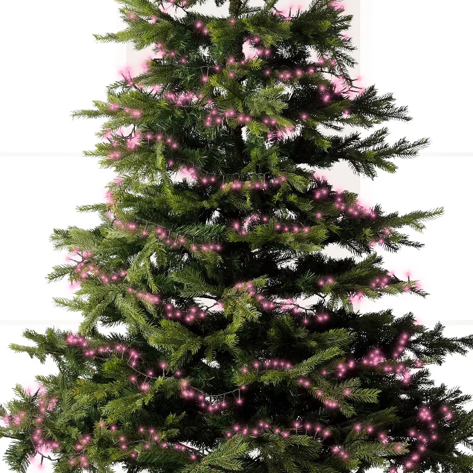 Guirlande lumineuse 11 m 500 LED câble vert NewLuxe Rose