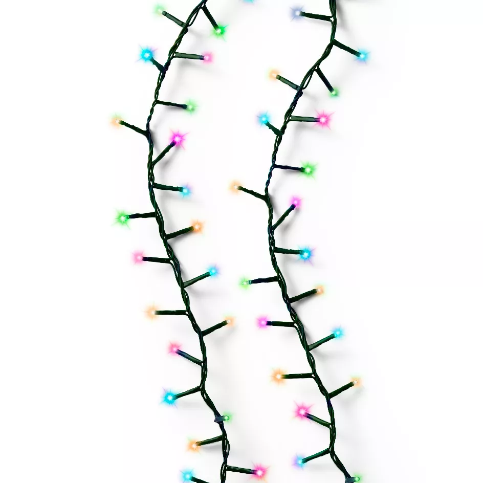 Lichtslinger 45 m 2000 LED-kabel groen NewLuxe Pastel veelkleurig