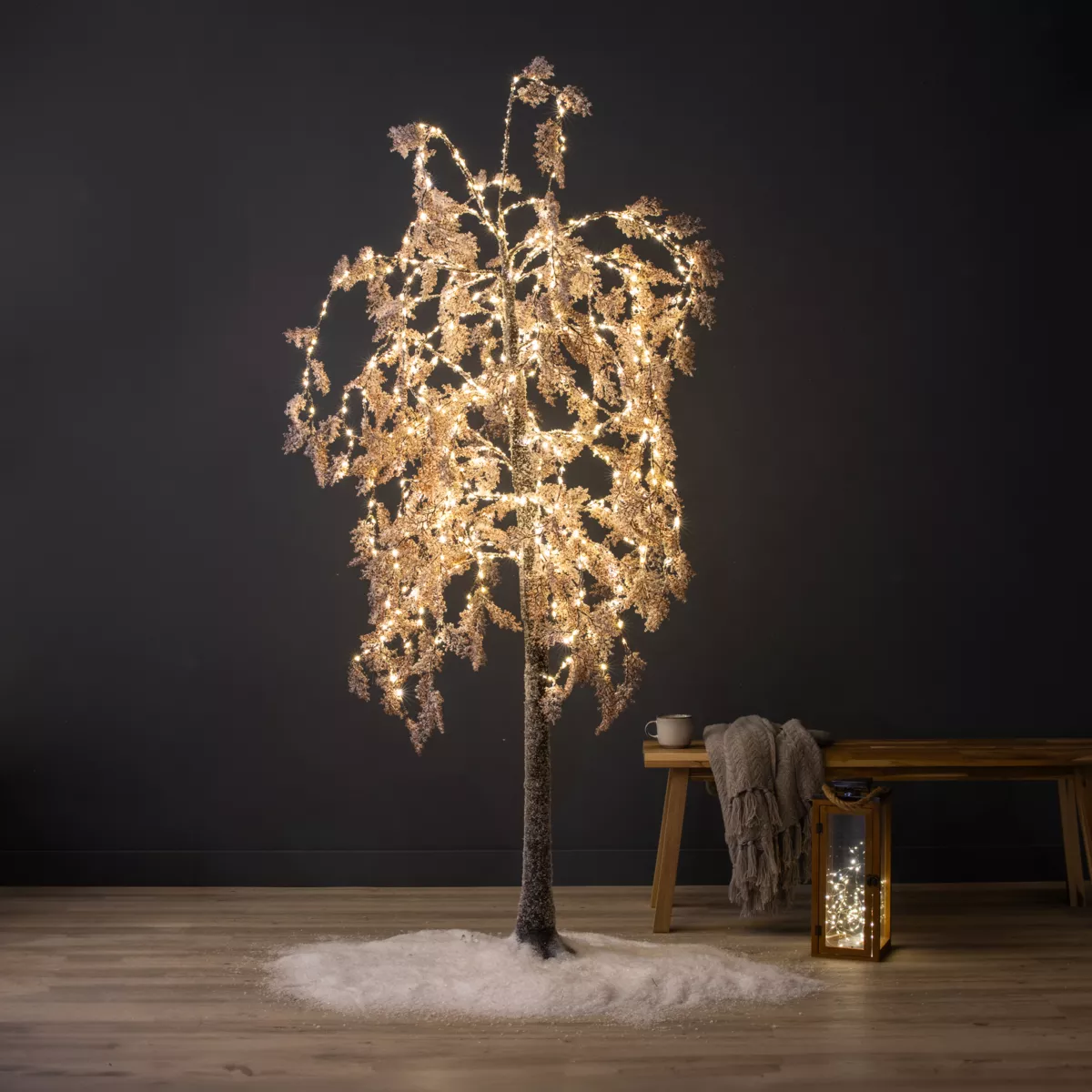 Sauce llorón luminoso Flor blanca A200 cm Blanco 1